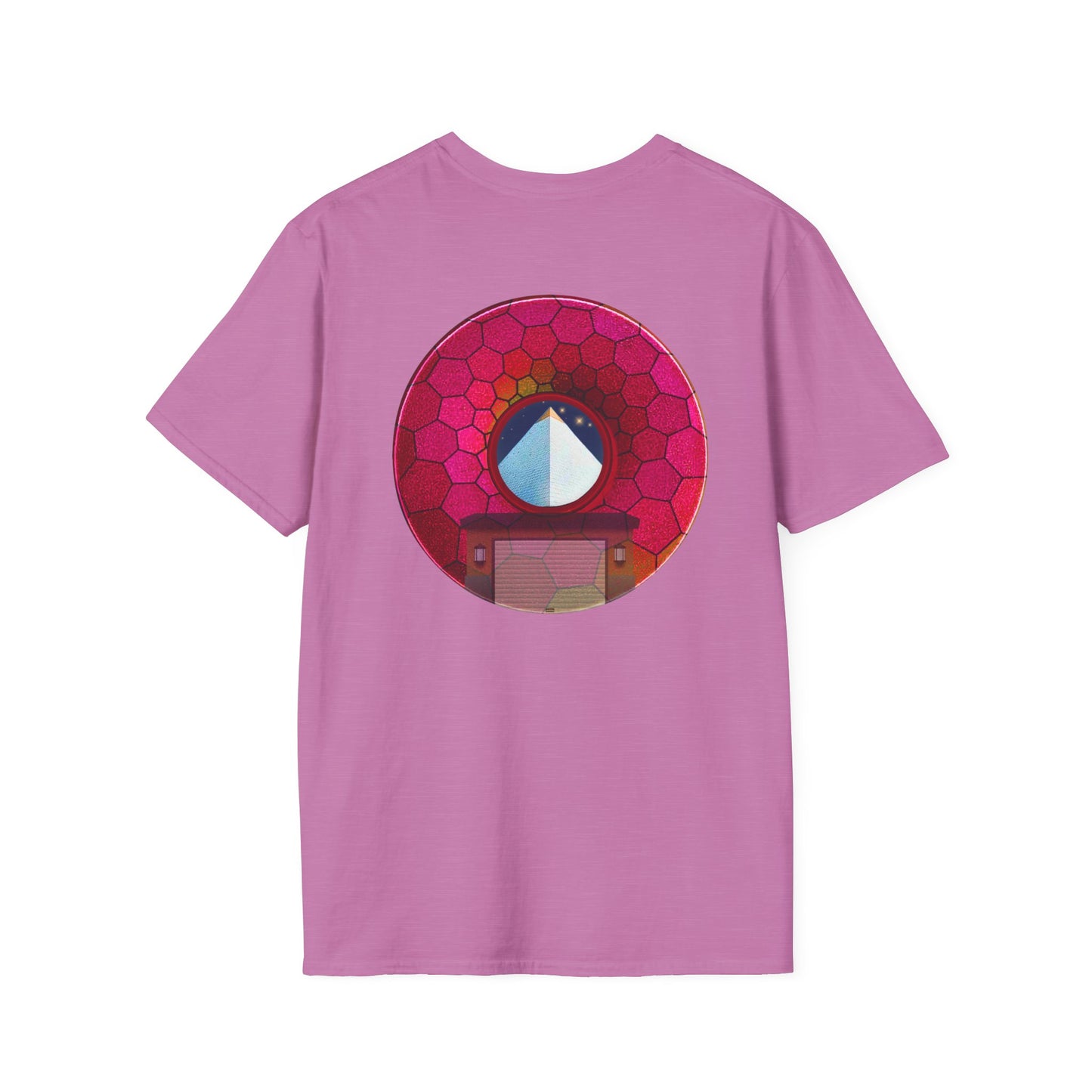Classic Donut Tee - Unisex Soft-Style - "Limestone Donuts so Large" - variant 6 - green hexadonut