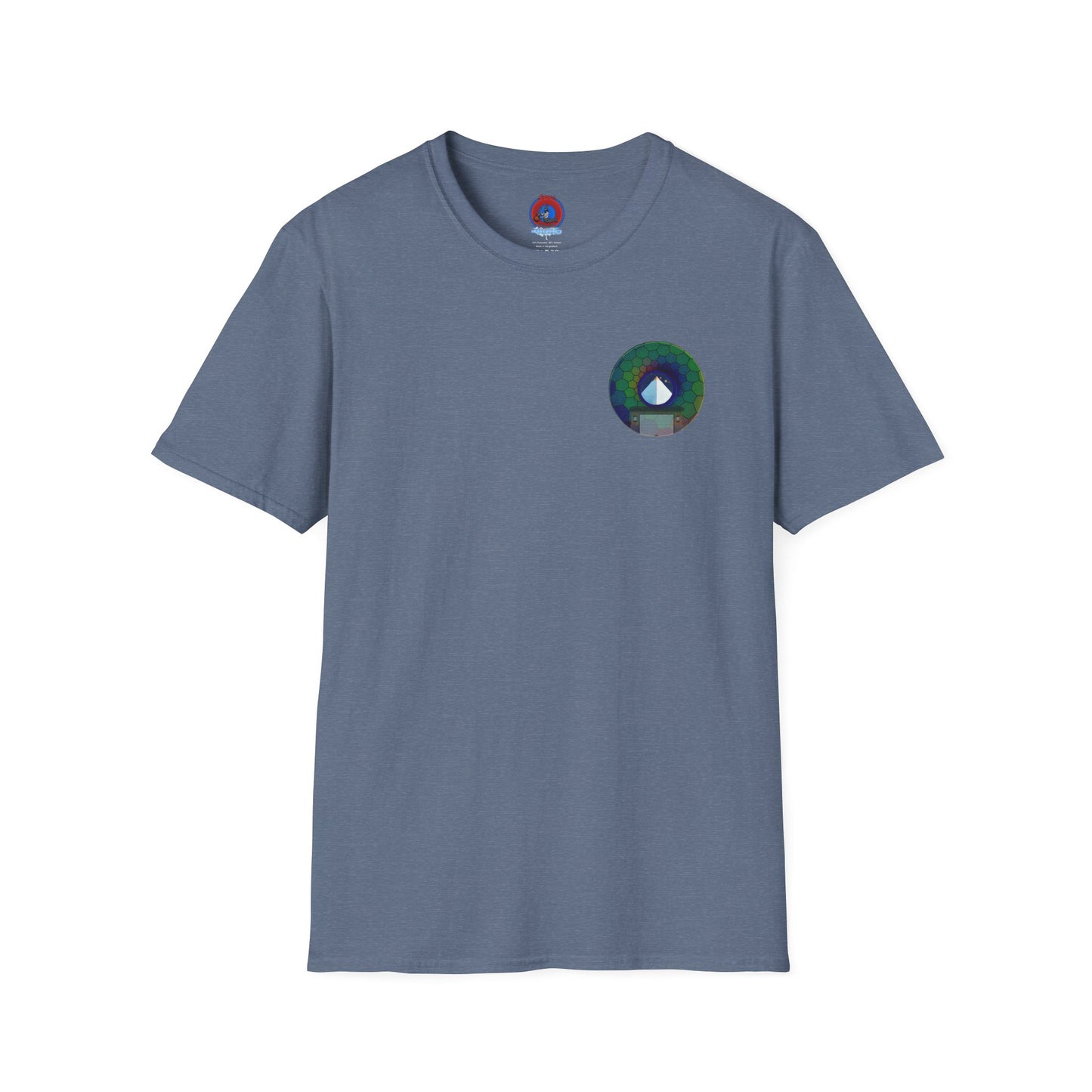 Classic Donut Tee - Unisex Soft-Style - "Limestone Donuts so Large" - variant 8 - green hexadonut w/garage