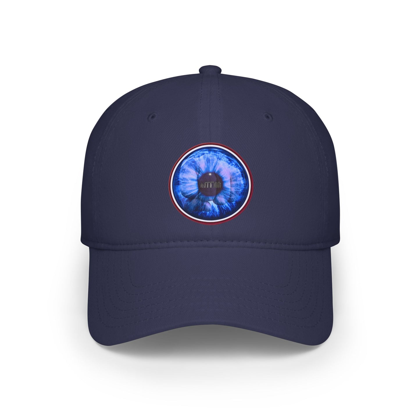 Lumpy Donut Baseball Cap - "Wilson's Eye Sore Donut Cap" - variant 3 - blue idonut w/