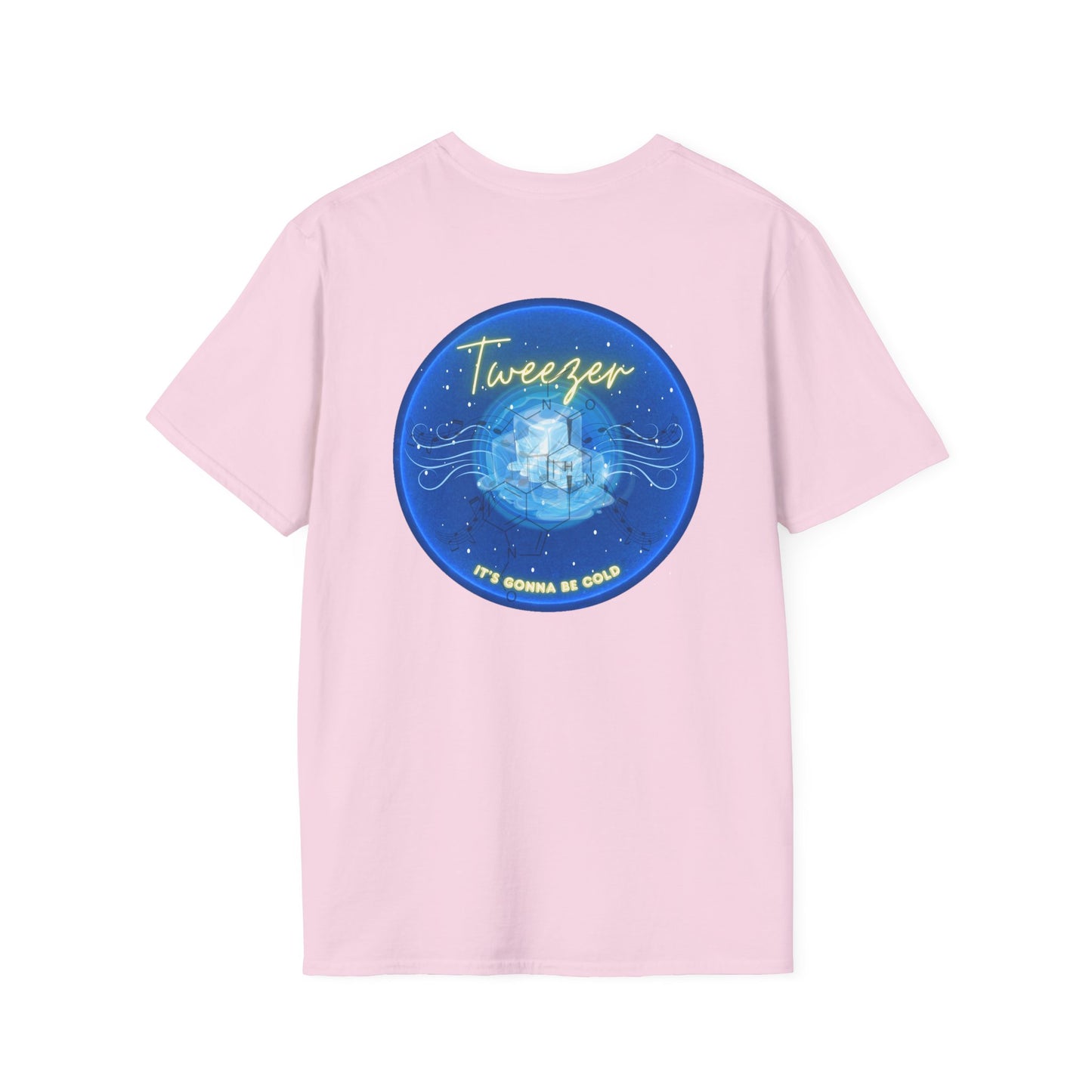 Classic Donut Tee - Unisex Soft-Style - "The Donut Reprise" - ice cold blue donut