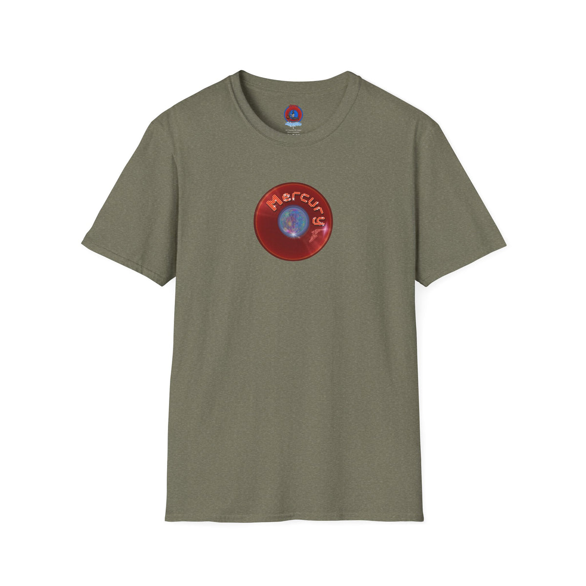 Classic Donut Tee - Unisex Soft-Style - "Donuts of the Gods" - series 1.0 - variant 3 - red donut