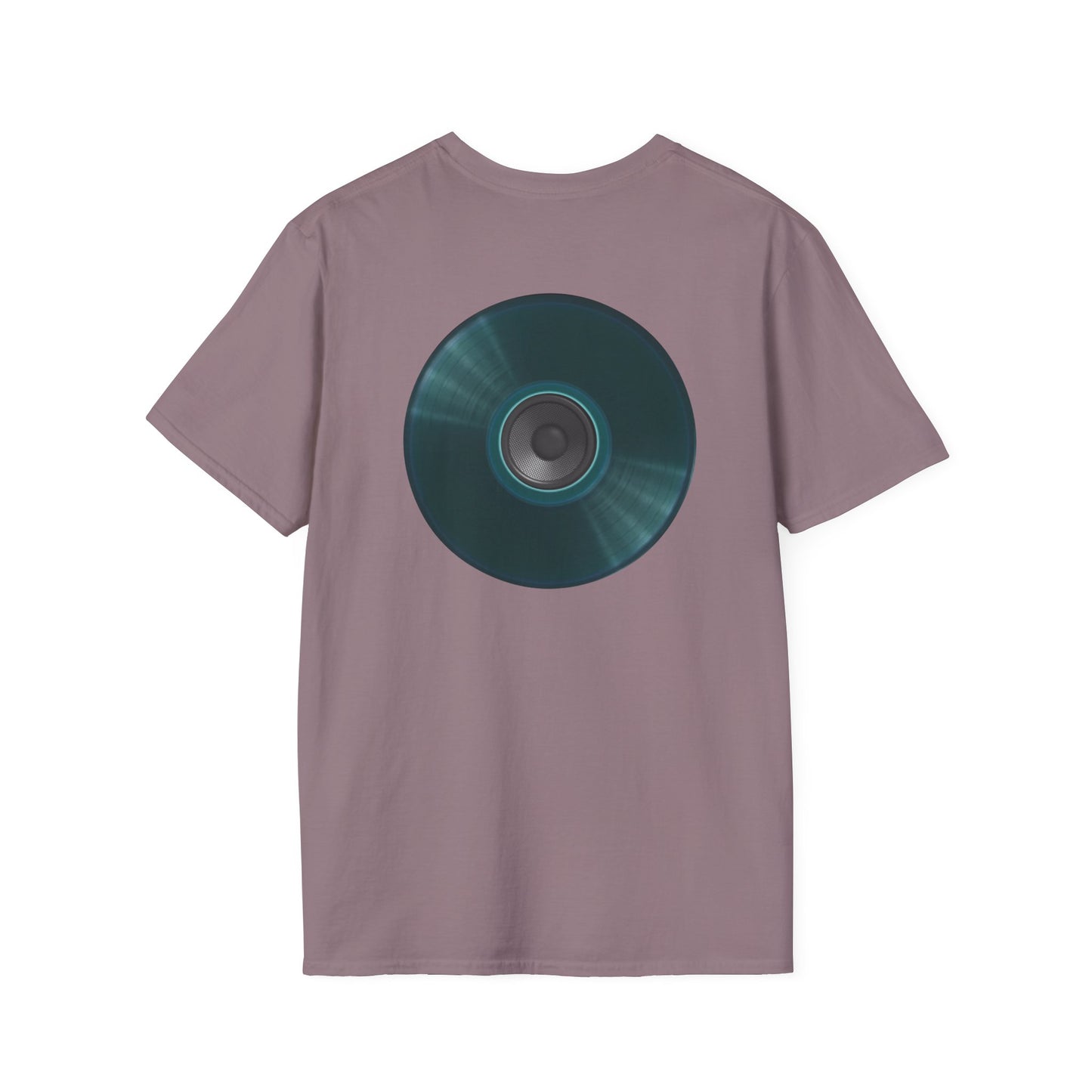 Classic Donut Tee - Unisex Soft-Style - "The Plain Record Donut" - series 1.0 - dark teal green