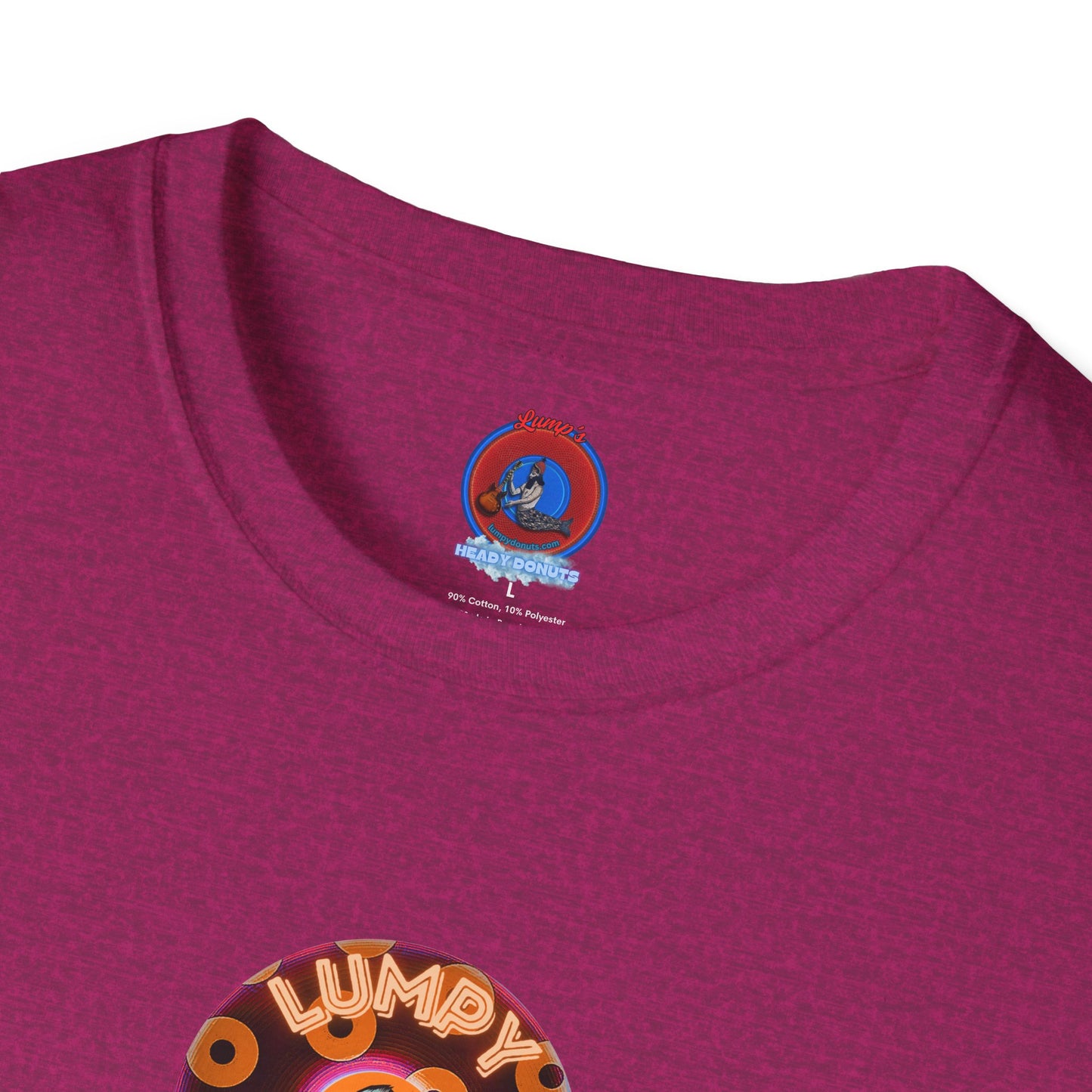 Coffee Traders Tee - Unisex Soft-Style - "Blastoff " - paradoxical donuts - variant 2 - logo front/mothership back