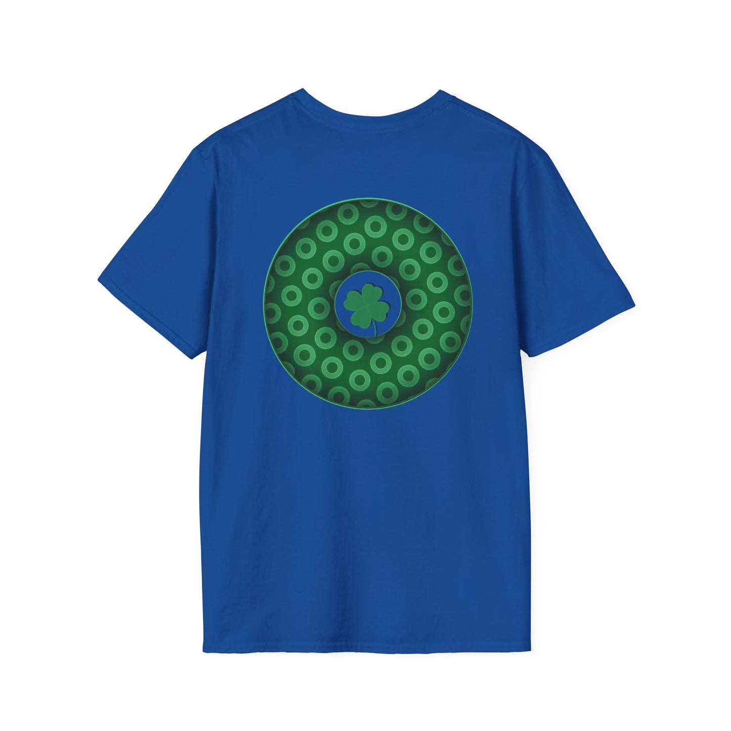 Classic Donut Tee - Unisex Soft-Style - "Patron Saint of Donuts" - St. Patrick's Day Donut - holiday edition - variant 1