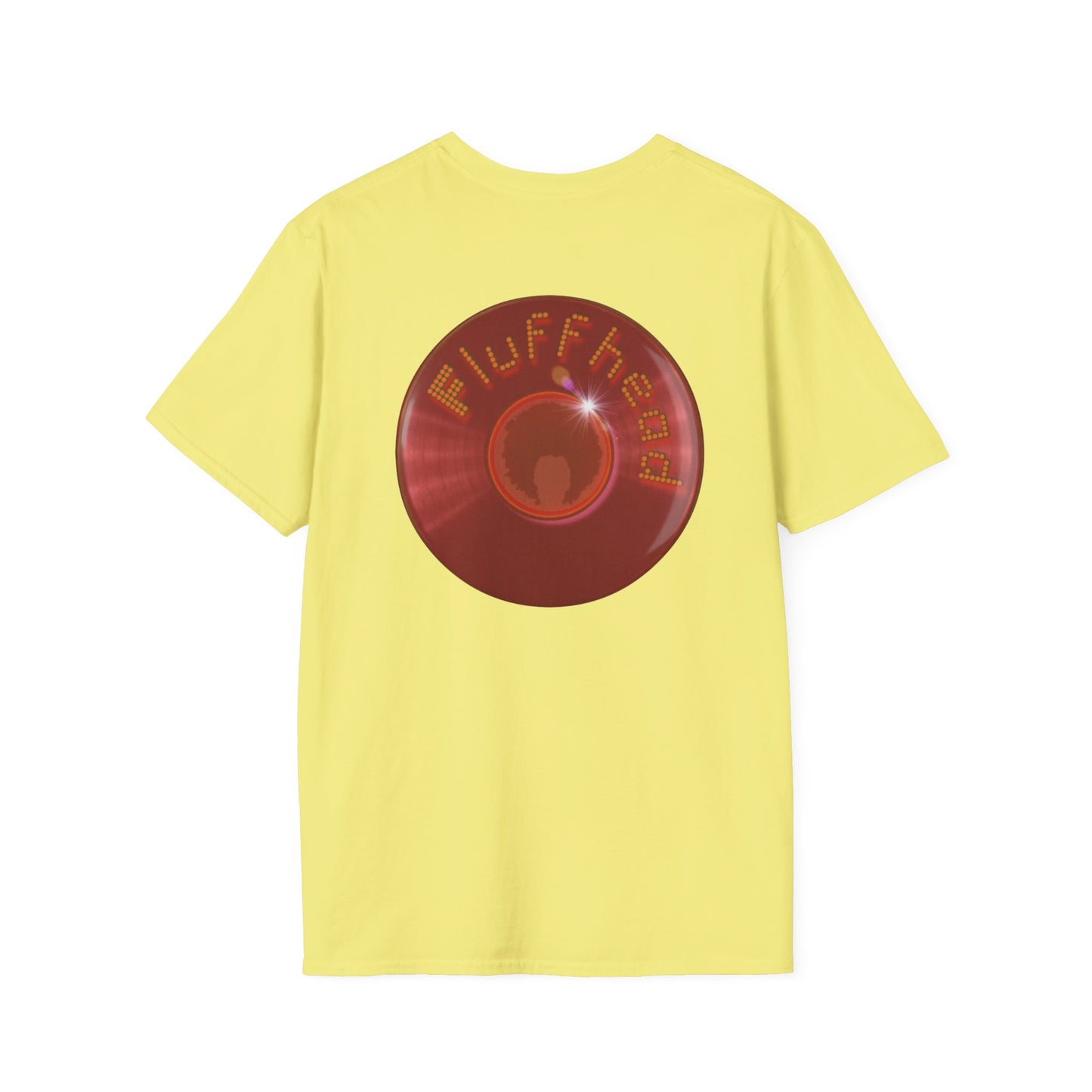 Classic Donut Tee - Unisex Soft-Style - "The Fluffernutter Donut" - series 1.0 - dark red donut