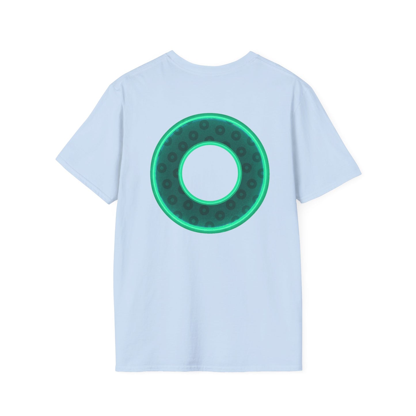 Plain Donuts/Unisex Soft-Style - "Plain Wide Mouthed Paradoxical Donuts" - forest green/mint green donuts