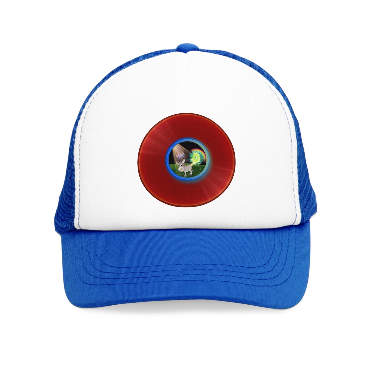 Lumpy Trucker Hat - "Scent of this Donut Hat is no Better" - variant 1 - red donut