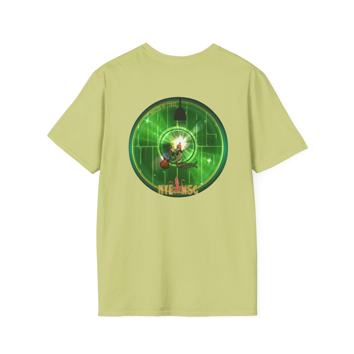 Classic Donut Tee - Unisex Soft-Style - "There was a party Dec 28-31 2022 in NYC, now tell me where were you" - series 1.0  - *green [commemorative donut]