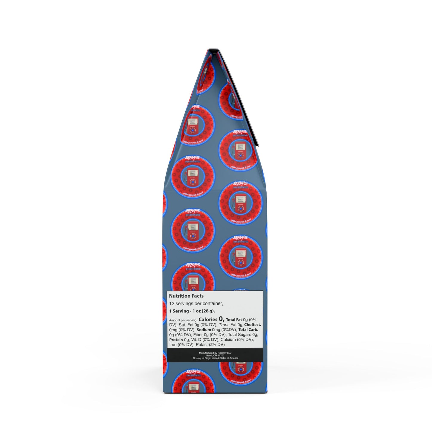 Lumpy Coffee Traders - "Reba's Coffee Grounds & Mud [decaf]" - featuring Trapper Peak Decaf Coffee Blend (Medium Roast)