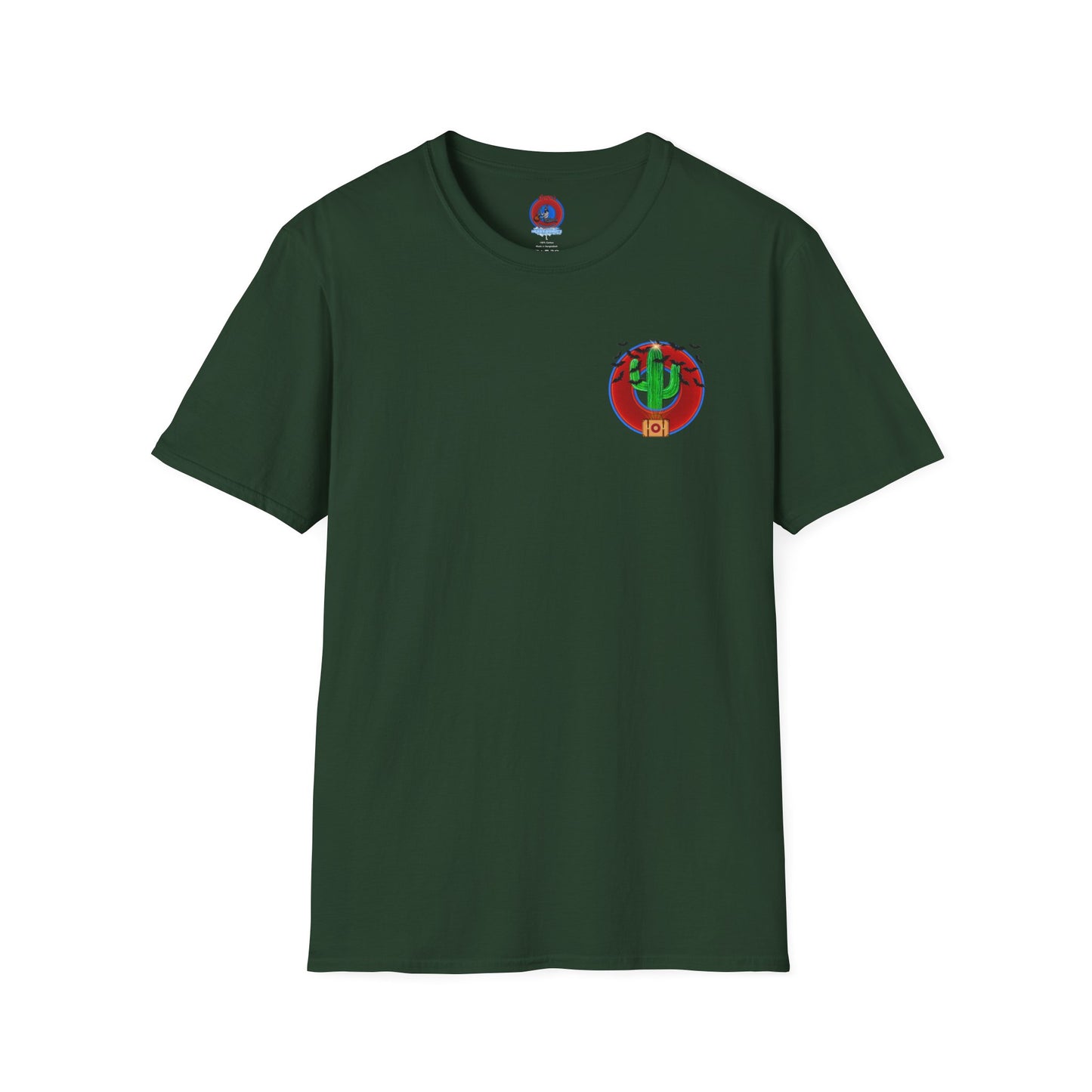 Classic Donut Tee - Unisex Soft-Style - "Raoul Duke's Sinfully Delicious Donut" - vivid red donut