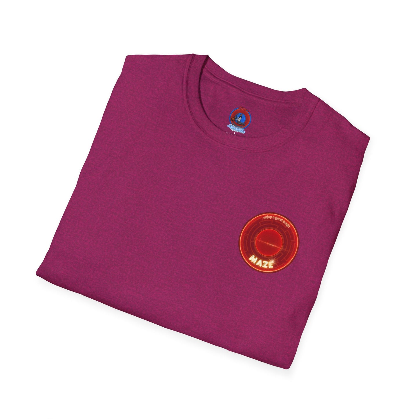 Classic Donut Tee - Unisex Soft-Style - "The Amazing Donut" - series 1.0 - variant 2 - red donut