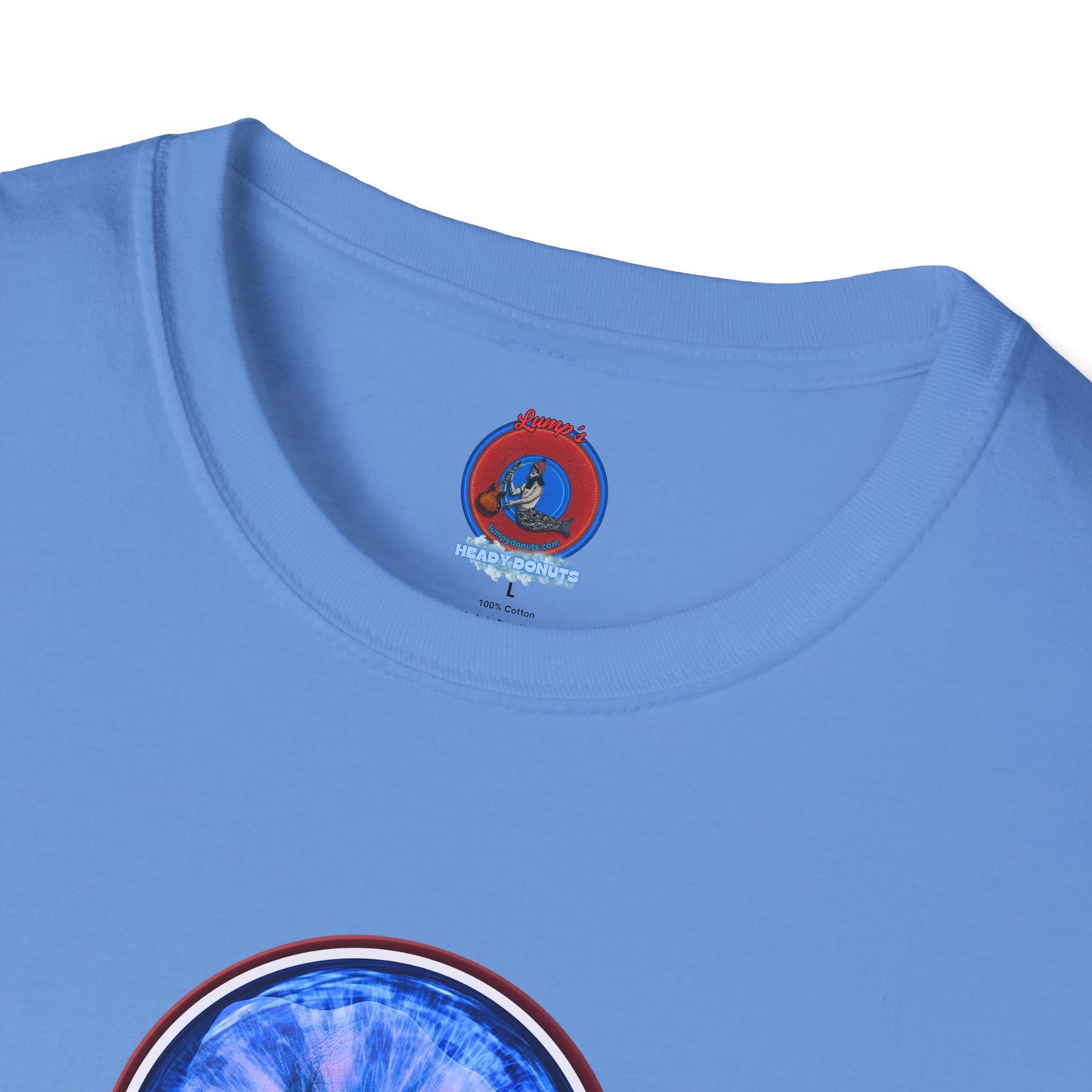 Classic Donut Tee - Unisex Soft-Style - "Wilson's Eyesore Donut Tee" - blue idonut - variant 3