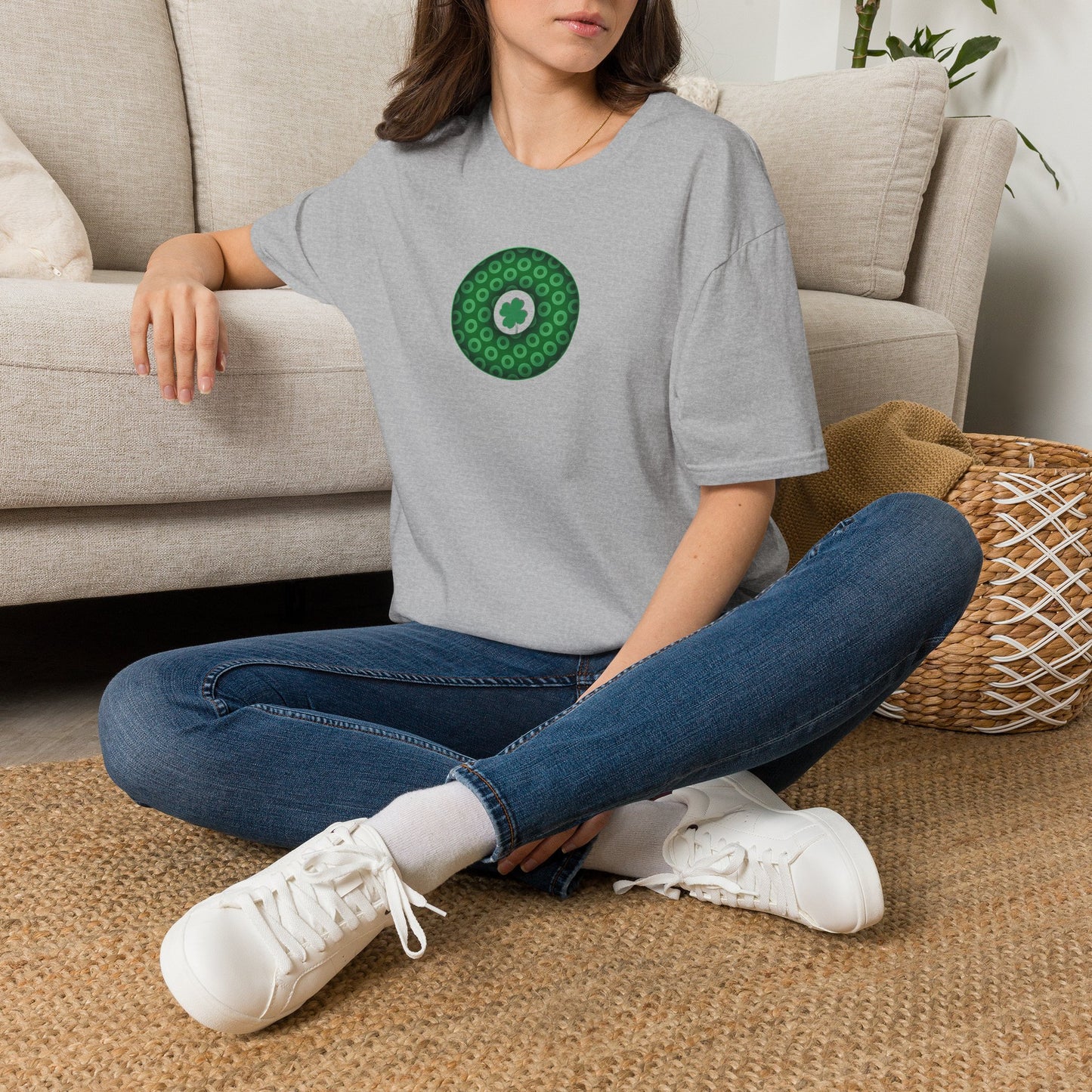 Classic Donut Tee - Unisex Soft-Style - "Patron Saint of Donuts" - St. Patrick's Day Donut - holiday edition - variant 1