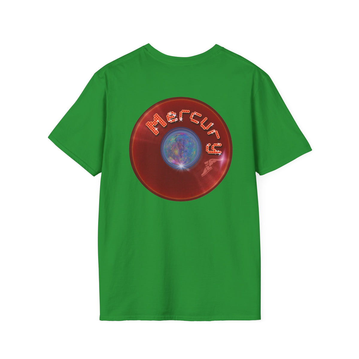 Classic Donut Tee - Unisex Soft-Style - "Donuts of the Gods" - series 1.0 - variant 3 - red donut