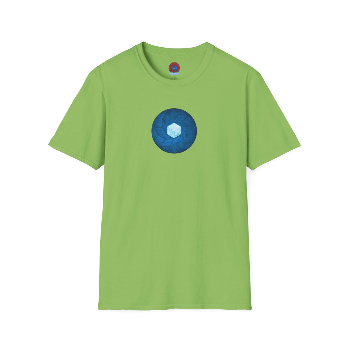 Classic Donut Tee - Unisex Soft-Style - "It's Ice... Cube's Donut" - variant 2 - blue cubed donut