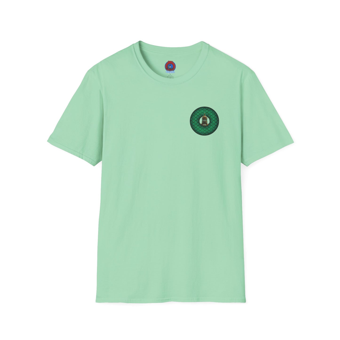 Classic Donut Tee - "Save Mondegreen City Hall Clock Tower" - paradox donut - series 1.0 - variant 2 - green donut