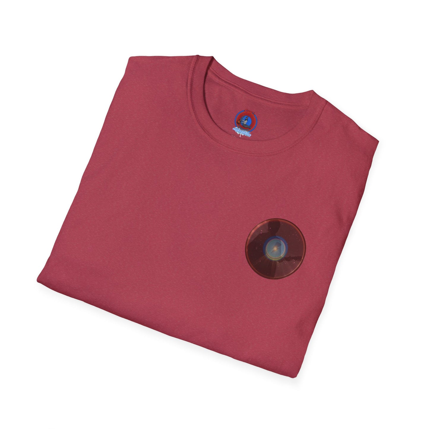Classic Donut Tee - Unisex Soft-Style - "The Unofficial Bowie, MD Donut" - series 1.0 - crimson donut