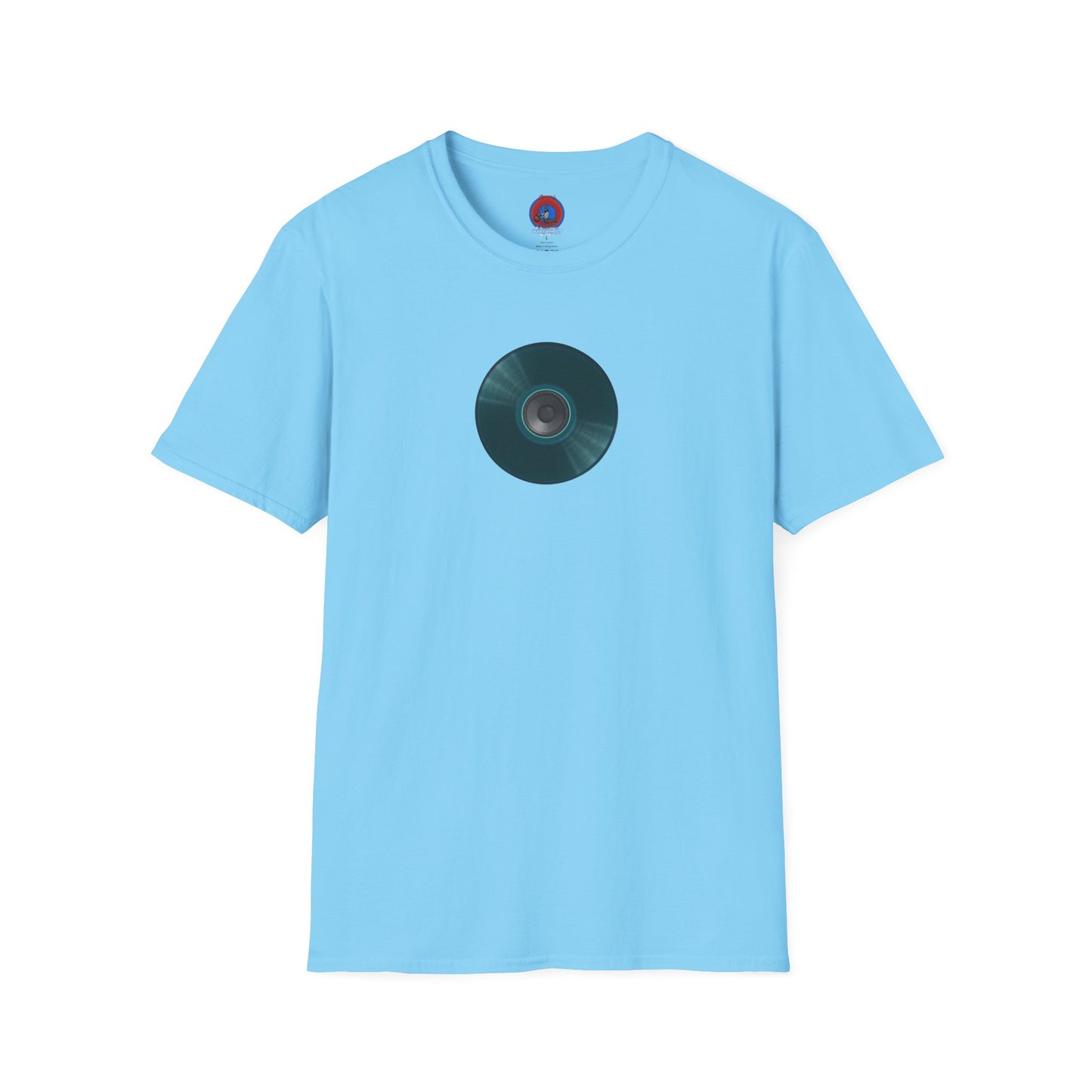 Classic Donut Tee - Unisex Soft-Style - "The Plain Record Donut" - series 1.0 - dark teal green