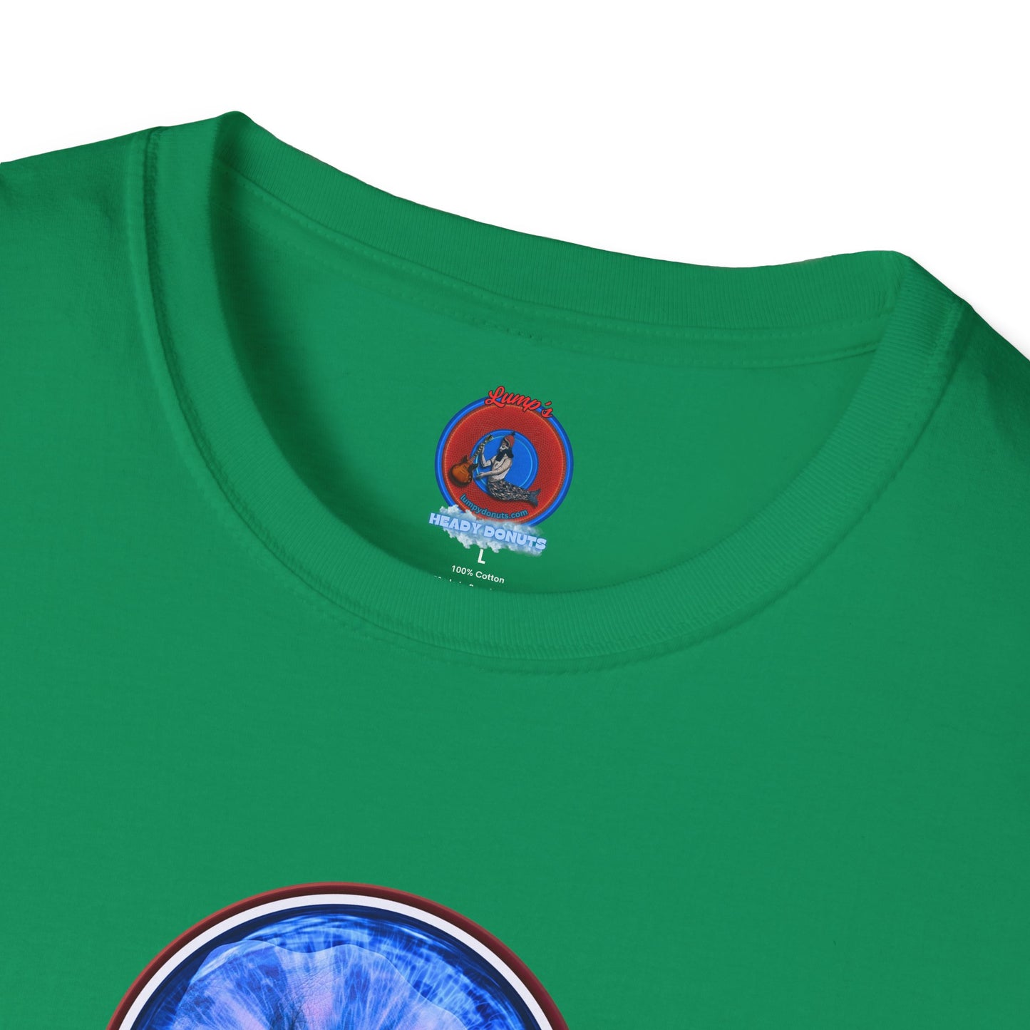 Classic Donut Tee - Unisex Soft-Style - "Wilson's Eyesore Donut Tee" - blue idonut - variant 2