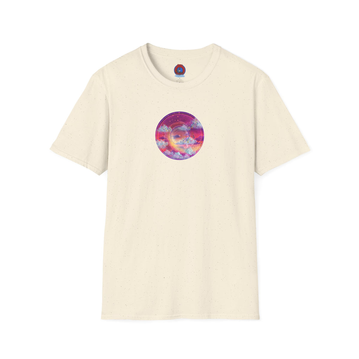 Classic Donut Tee - Unisex Soft-Style - "Pillow Donuts of Cotton" - vivid magenta pic donut
