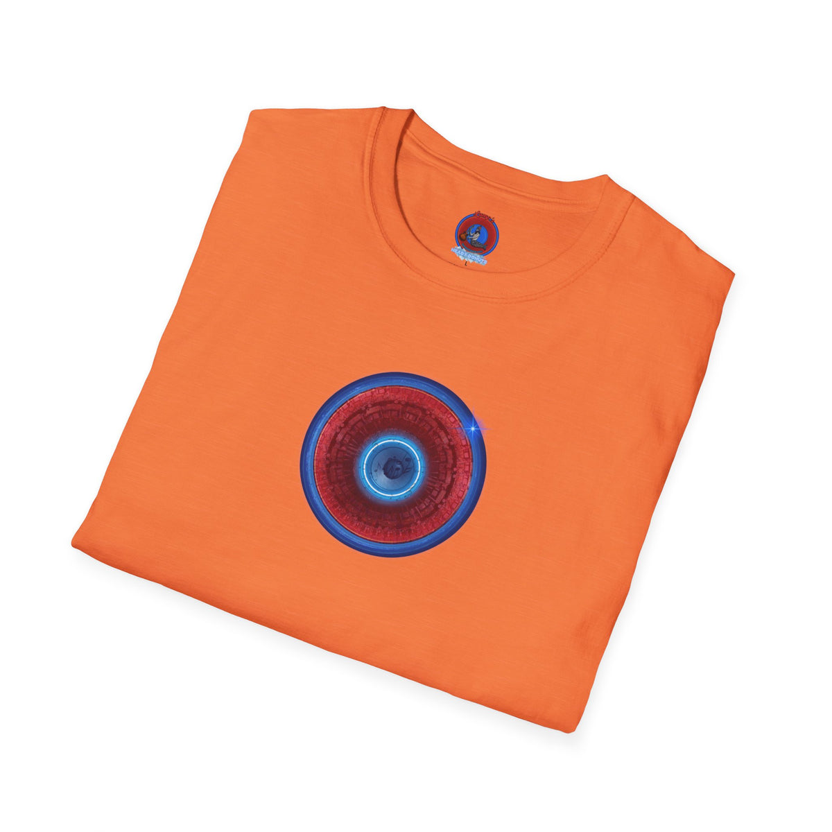 Classic Donut Tee - Unisex Soft-Style - "Homer's Perfect Donut" - series 1.0  - variant 2 - dark blue edging