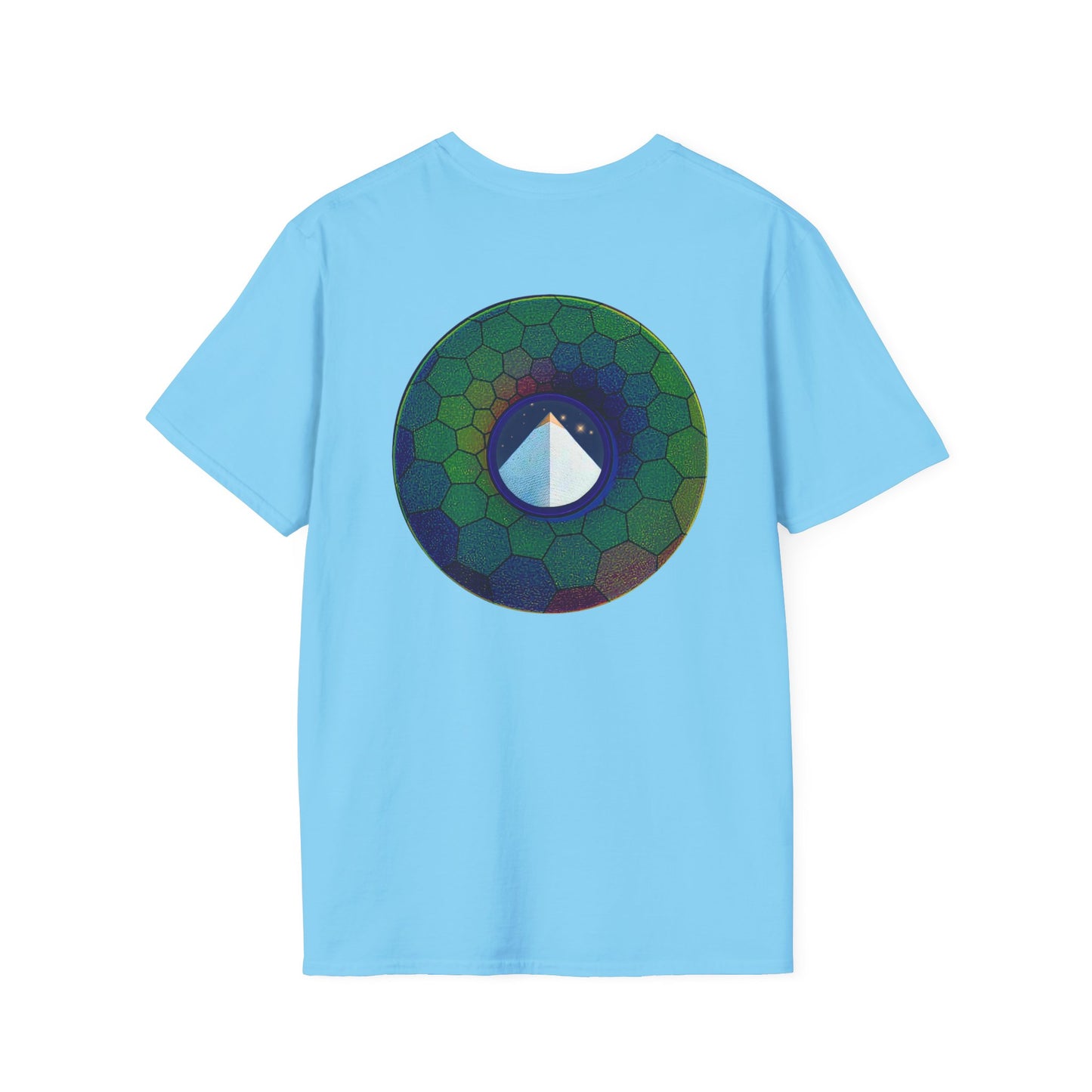 Classic Donut Tee - Unisex Soft-Style - "Limestone Donuts so Large" - variant 7 - green hexadonut