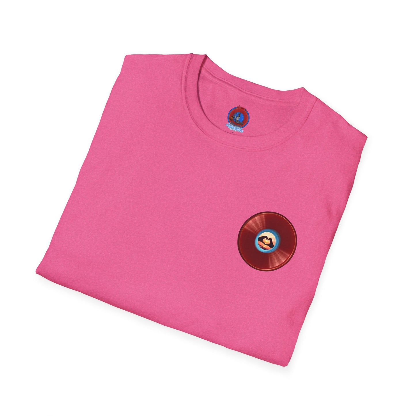 Classic Donut Tee - Unisex Soft-Style - "Wasted Donut" - series 1.0 - variant 1 - red donut