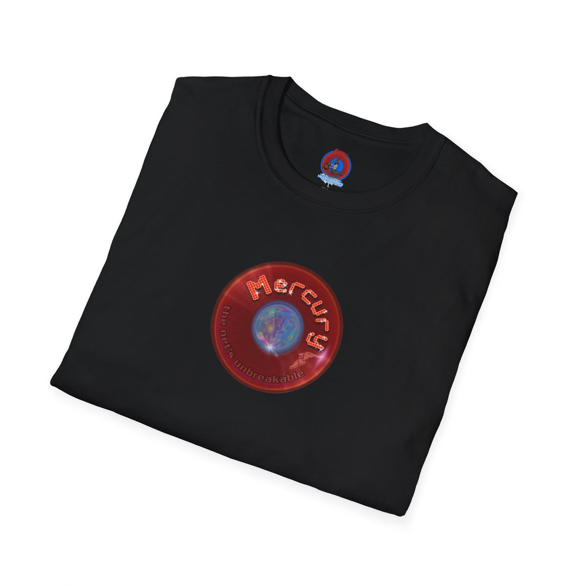 Classic Donut Tee - Unisex Soft-Style - "Donuts of the Gods" - series 1.0 - variant 4 - red donut