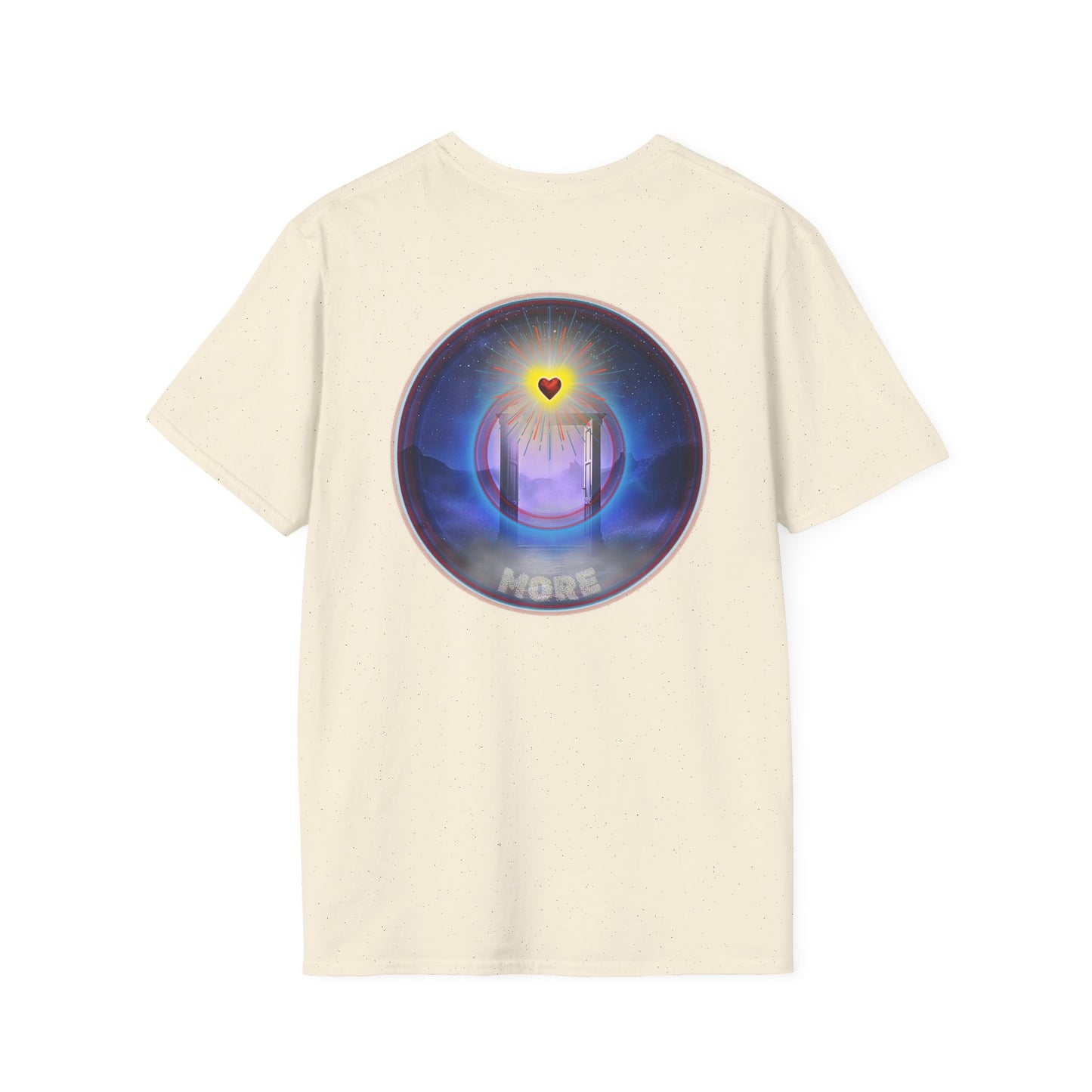 Classic Donut Tee - Unisex Soft-Style - "The Moring Donut' - vivid surreal donut