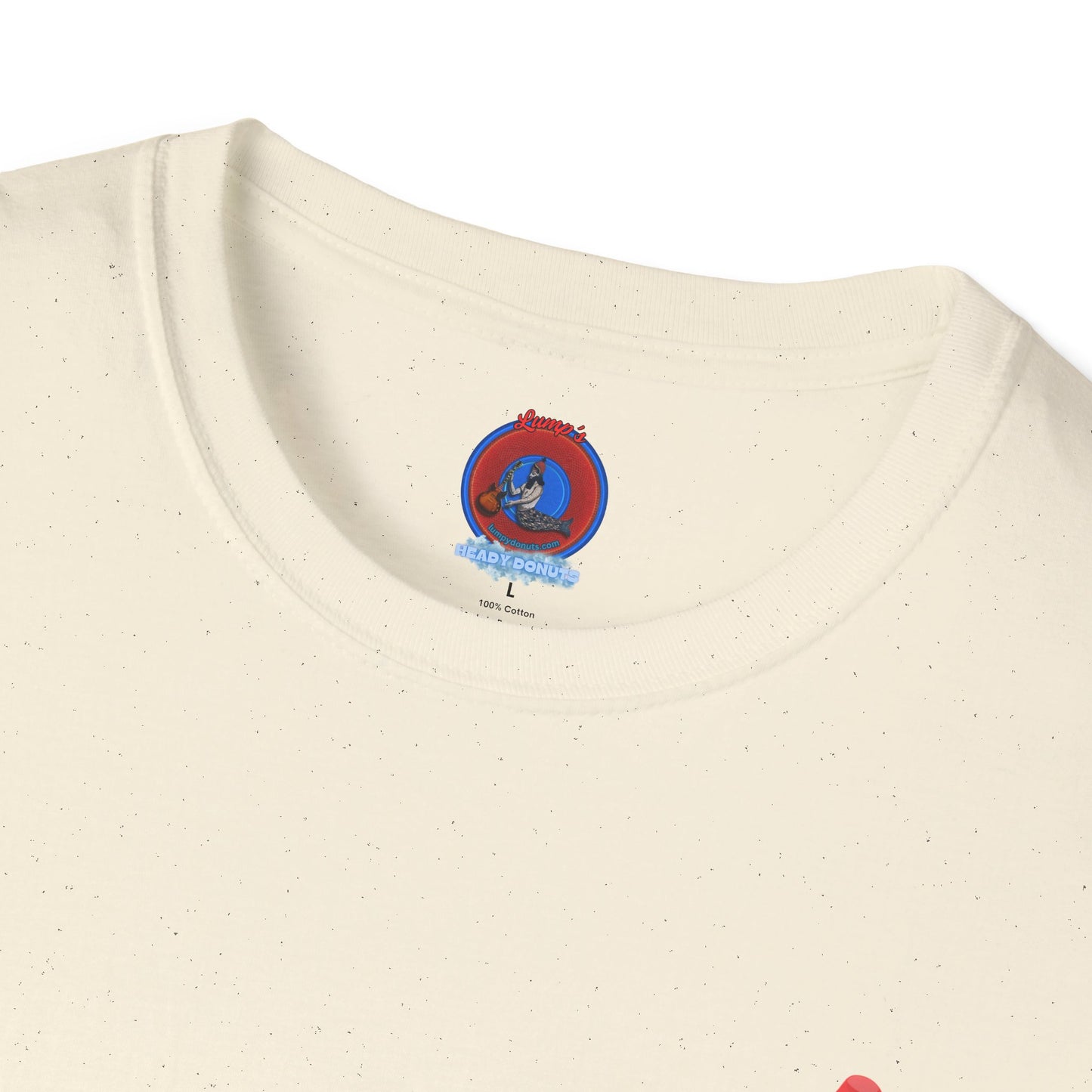 Classic Donut Tee - Unisex Soft-Style - "Blow this Popsicle Stand" - red/blue/cream - bomb pop
