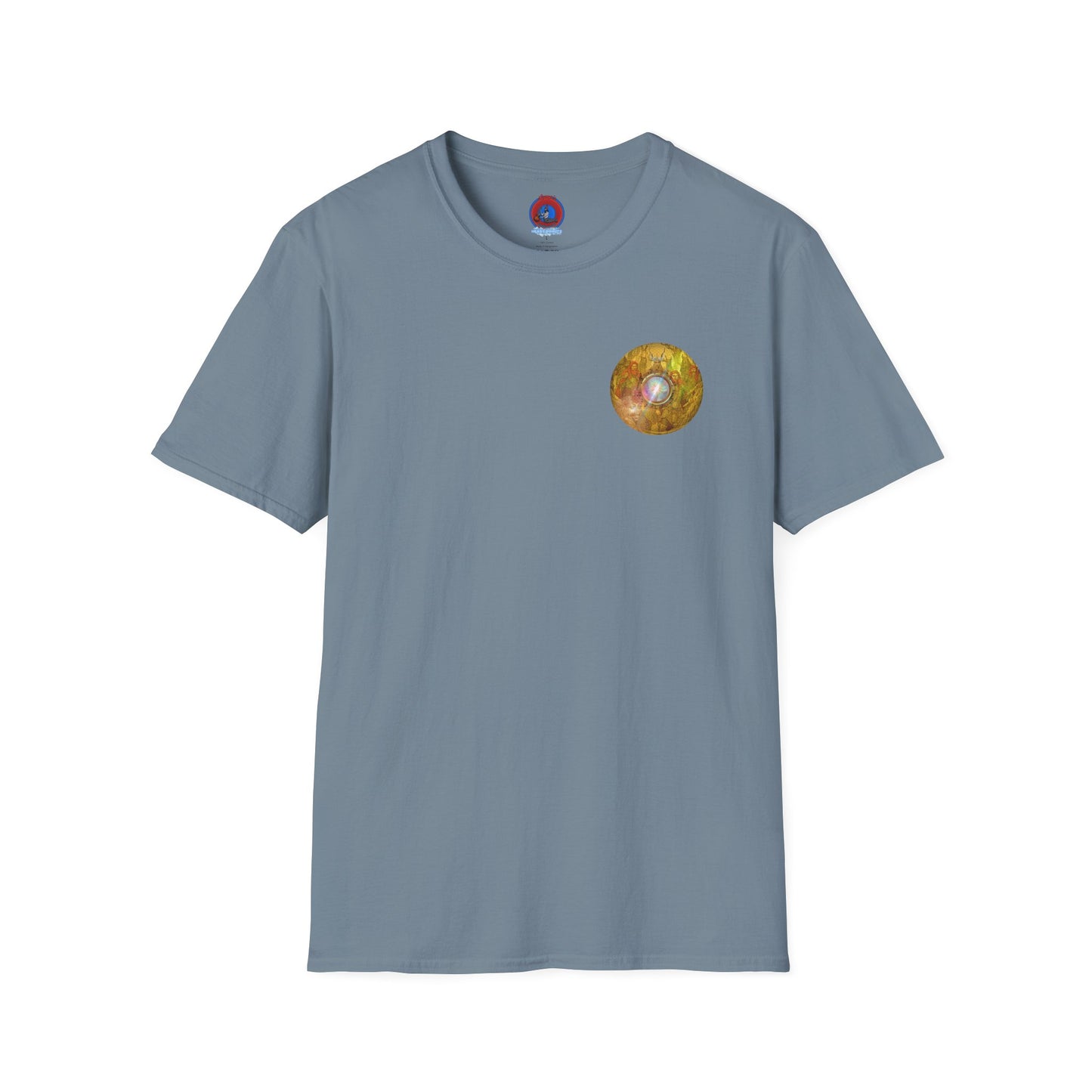 Classic Donut Tee - Unisex Soft-Style - "Vlad's Royal Donut Stash" - golden symmetrical donut