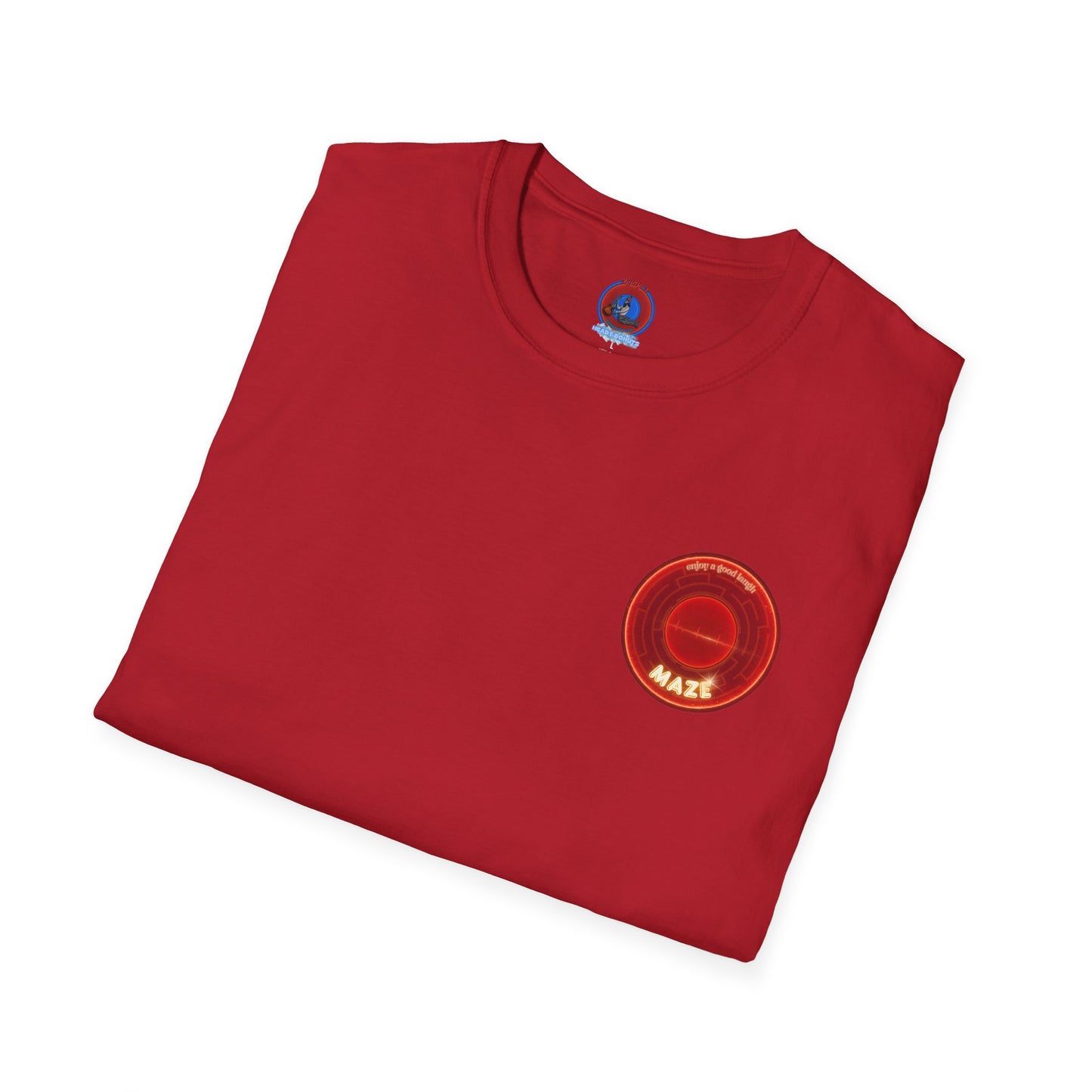 Classic Donut Tee - Unisex Soft-Style - "The Amazing Donut" - series 1.0 - variant 2 - red donut