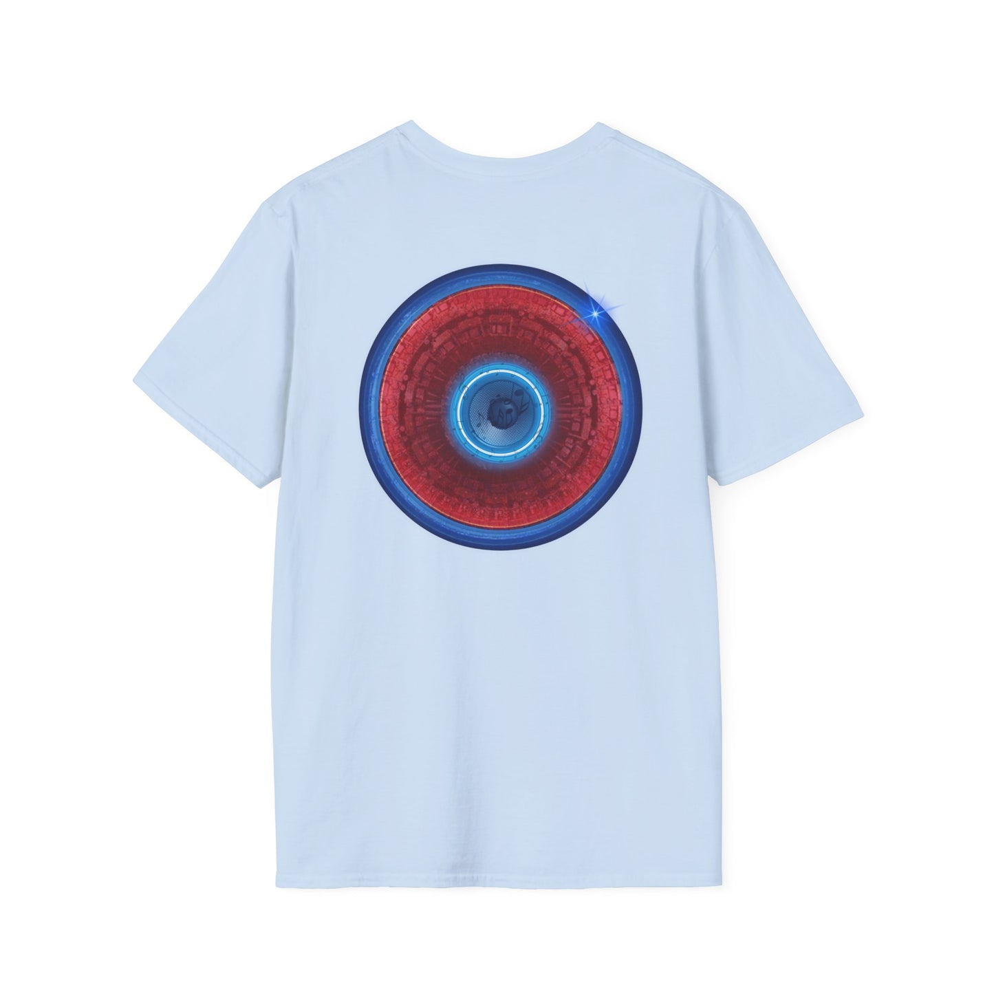 Classic Donut Tee - Unisex Soft-Style - "Homer's Perfect Donut" - series 1.0  - variant 2 - dark blue edging
