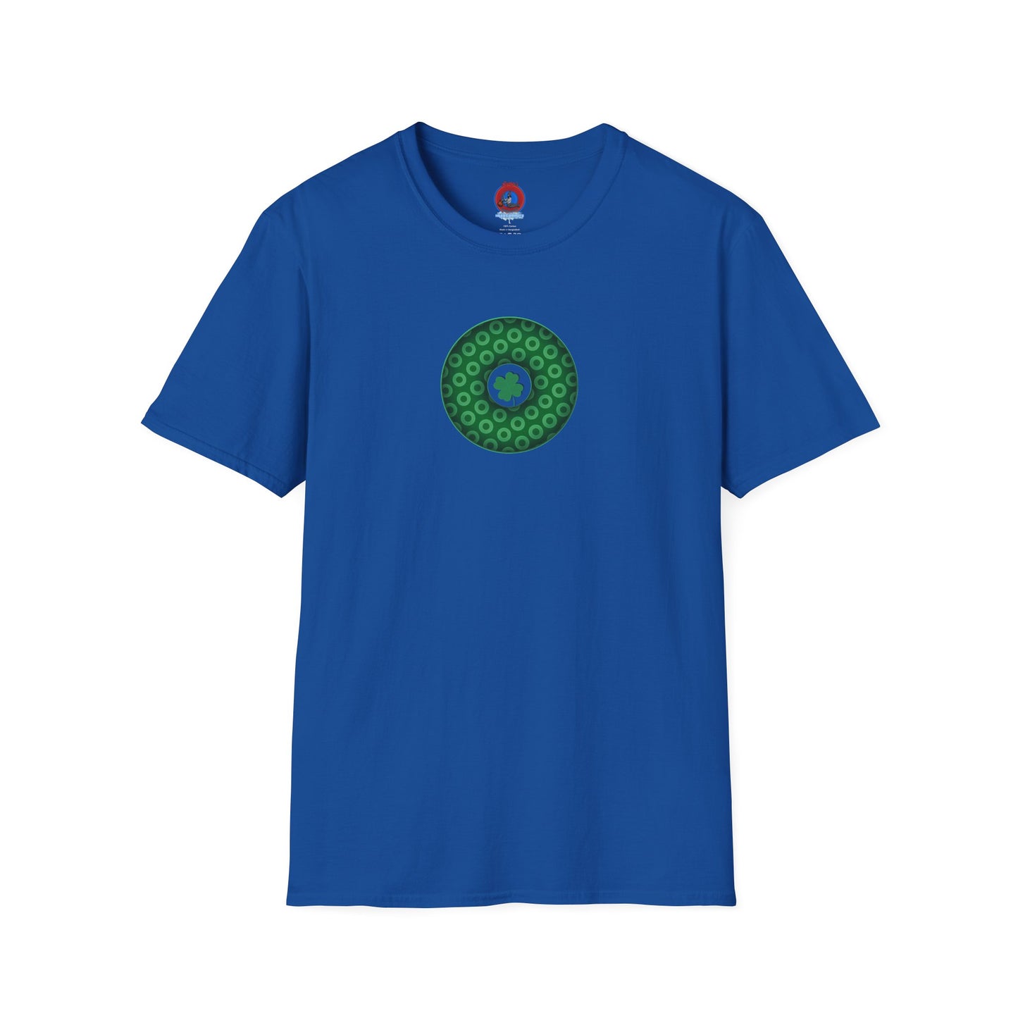 Classic Donut Tee - Unisex Soft-Style - "Patron Saint of Donuts" - St. Patrick's Day Donut - holiday edition - variant 1