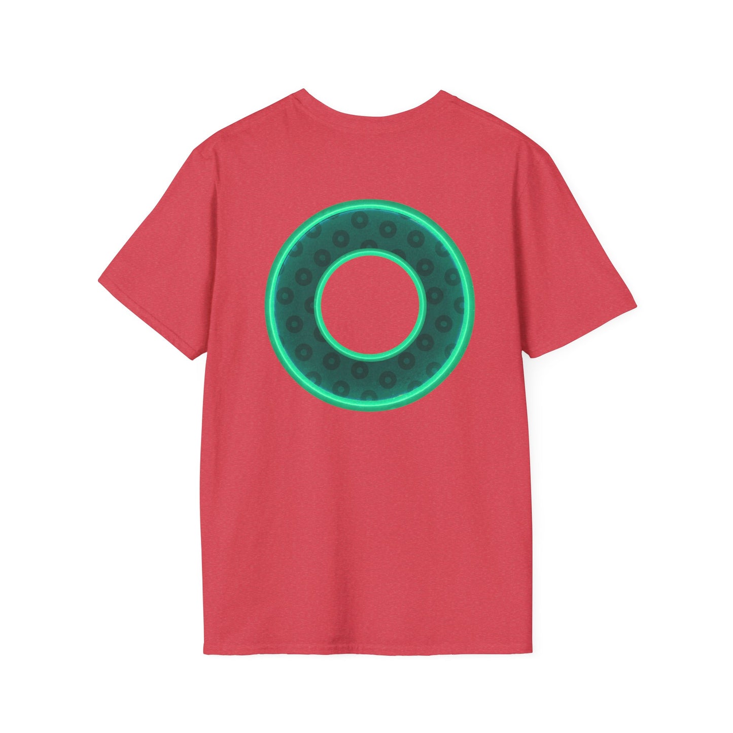 Plain Donuts/Unisex Soft-Style - "Plain Wide Mouthed Paradoxical Donuts" - forest green/mint green donuts