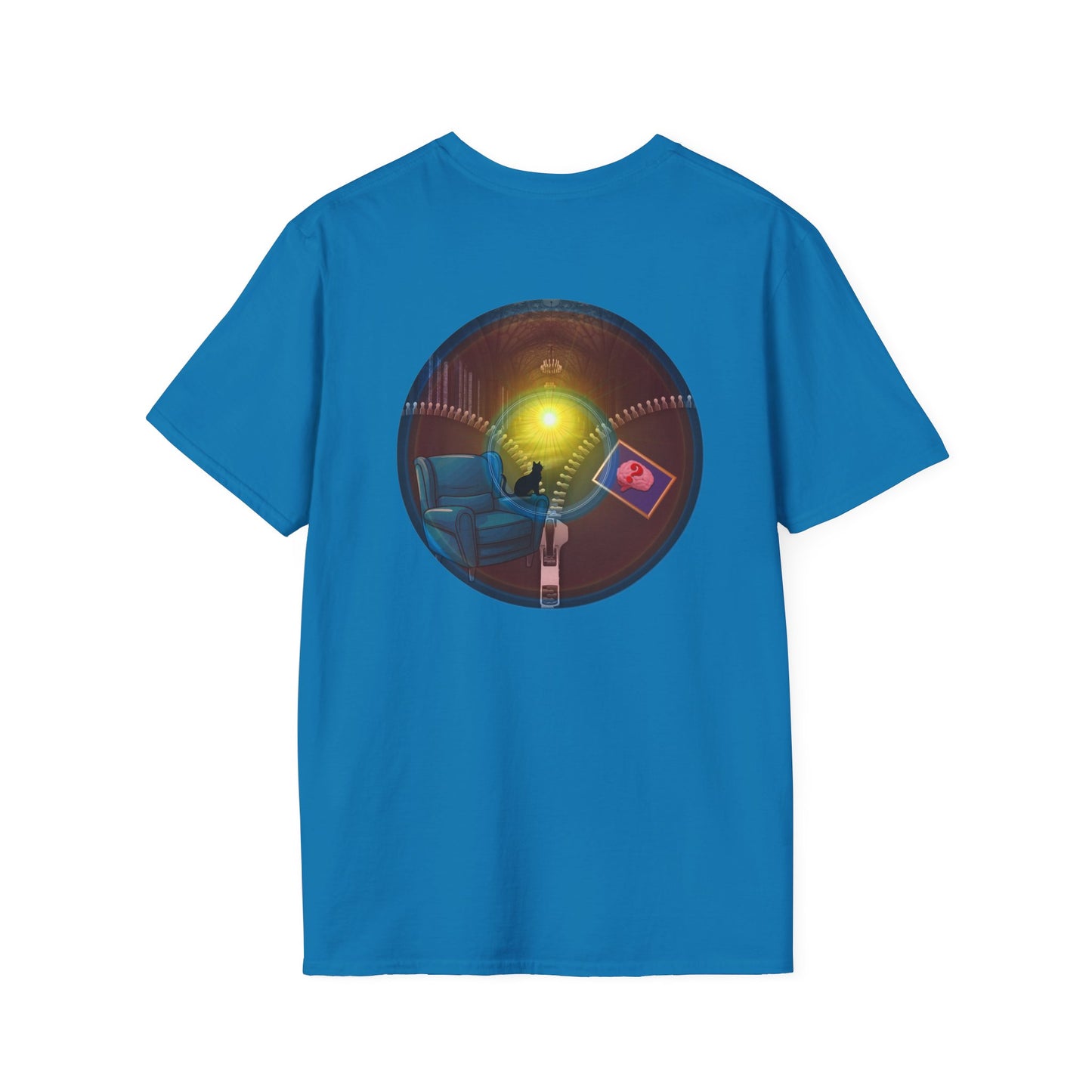 Classic Donut Tee - Unisex Soft-Style - "Donuts Going Through My Mind Mind Mind" - vivid pic donut
