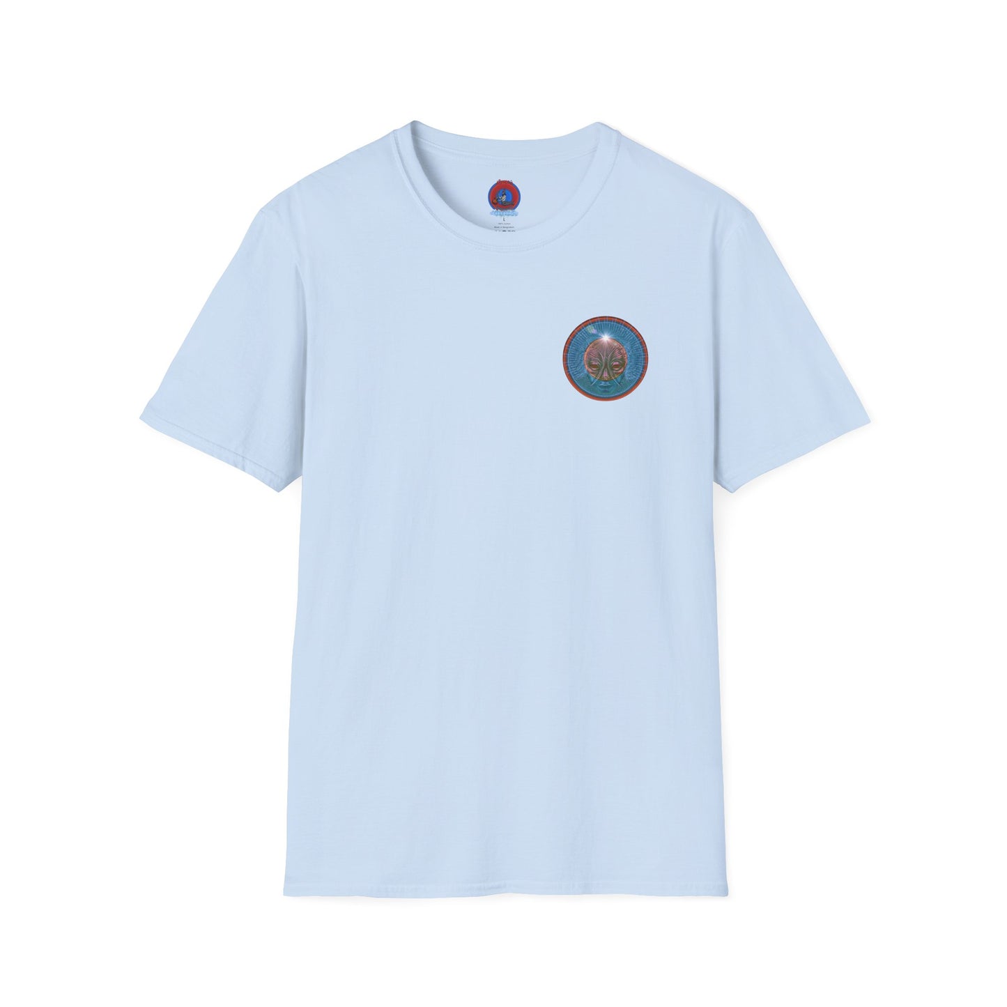 Classic Donut Tee - Unisex Soft-Style - "Donuts: Conjurers of Awesome" - series 1.0  - variant 1 - blue donut