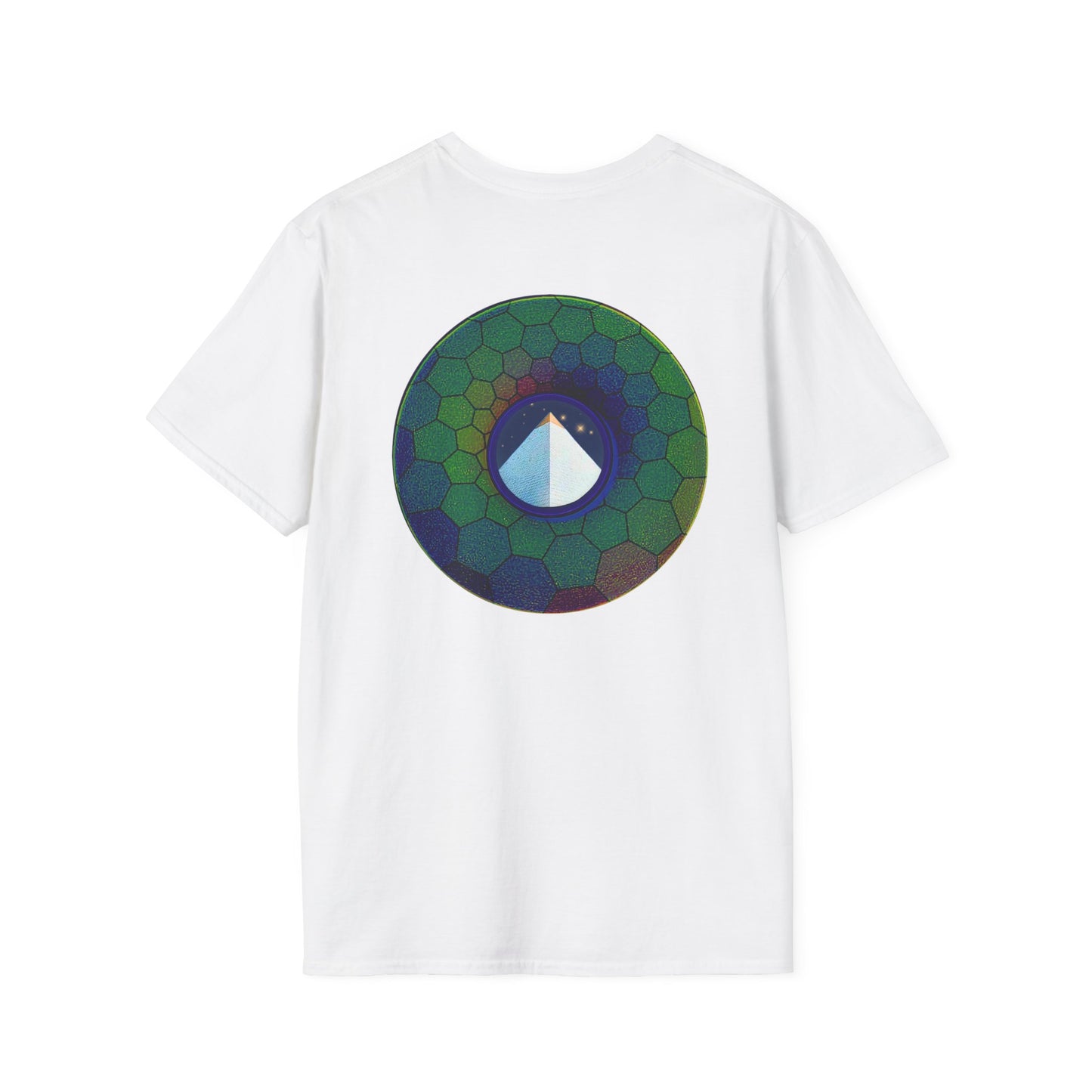Classic Donut Tee - Unisex Soft-Style - "Limestone Donuts so Large" - variant 7 - green hexadonut