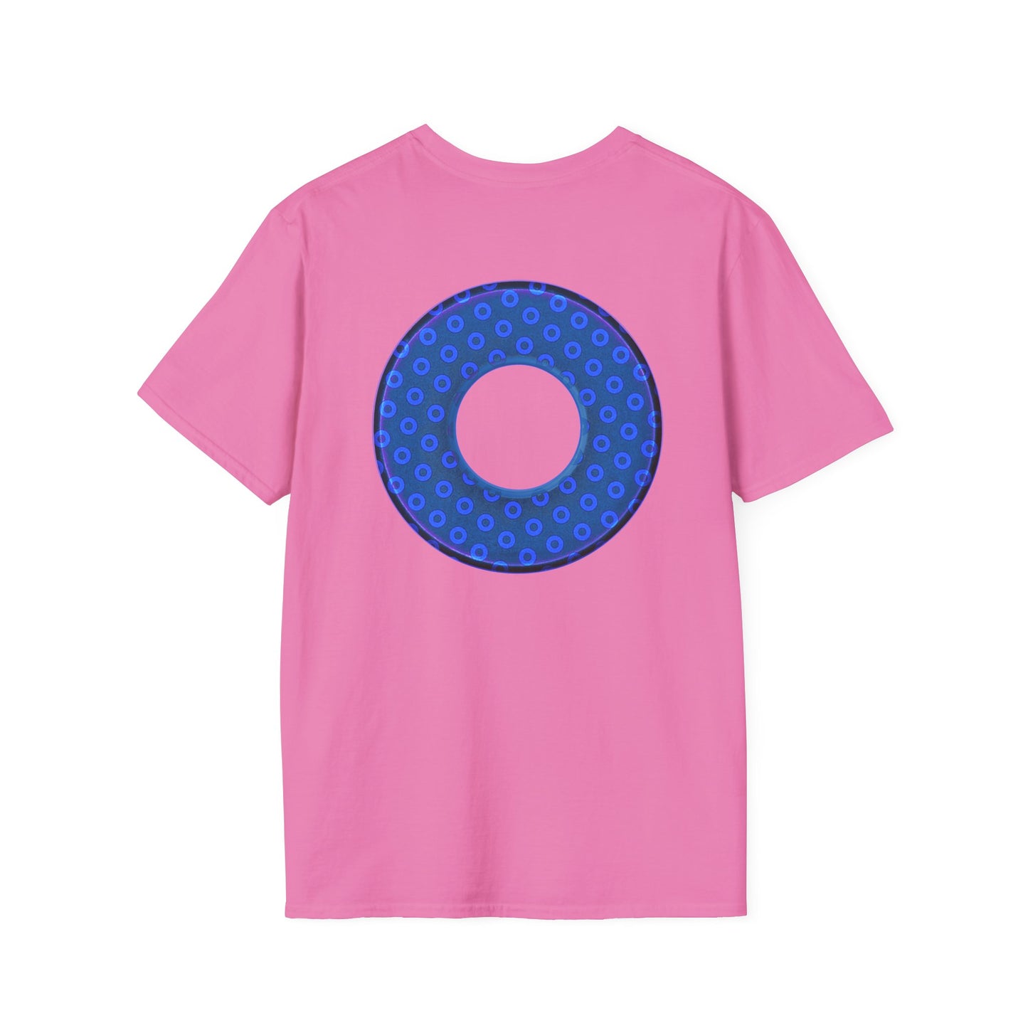 Plain Donuts/Unisex Soft-Style - "Plain Electric Paradoxical Donuts" - royal blue/dark blue donuts