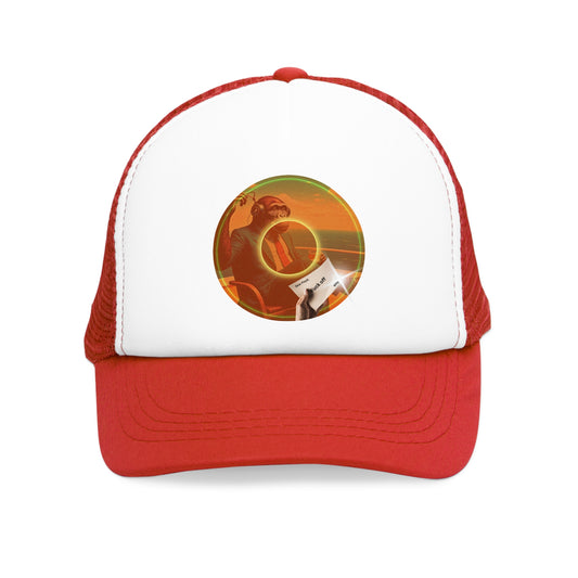 Lumpy Trucker Hat - "A Donut for Floyd" - picture donut