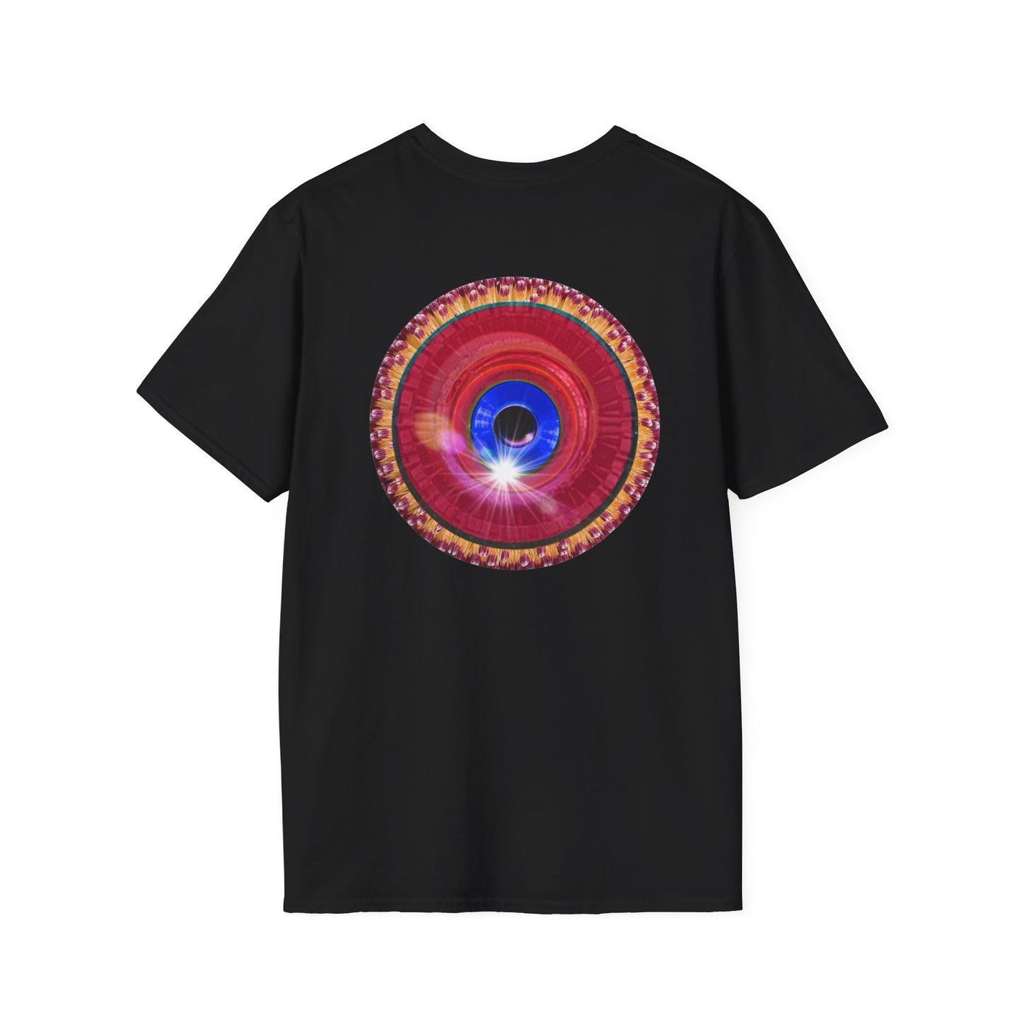Classic Donut Tee - Unisex Soft-Style - "The Donut made with Solitary Flour" - red donut