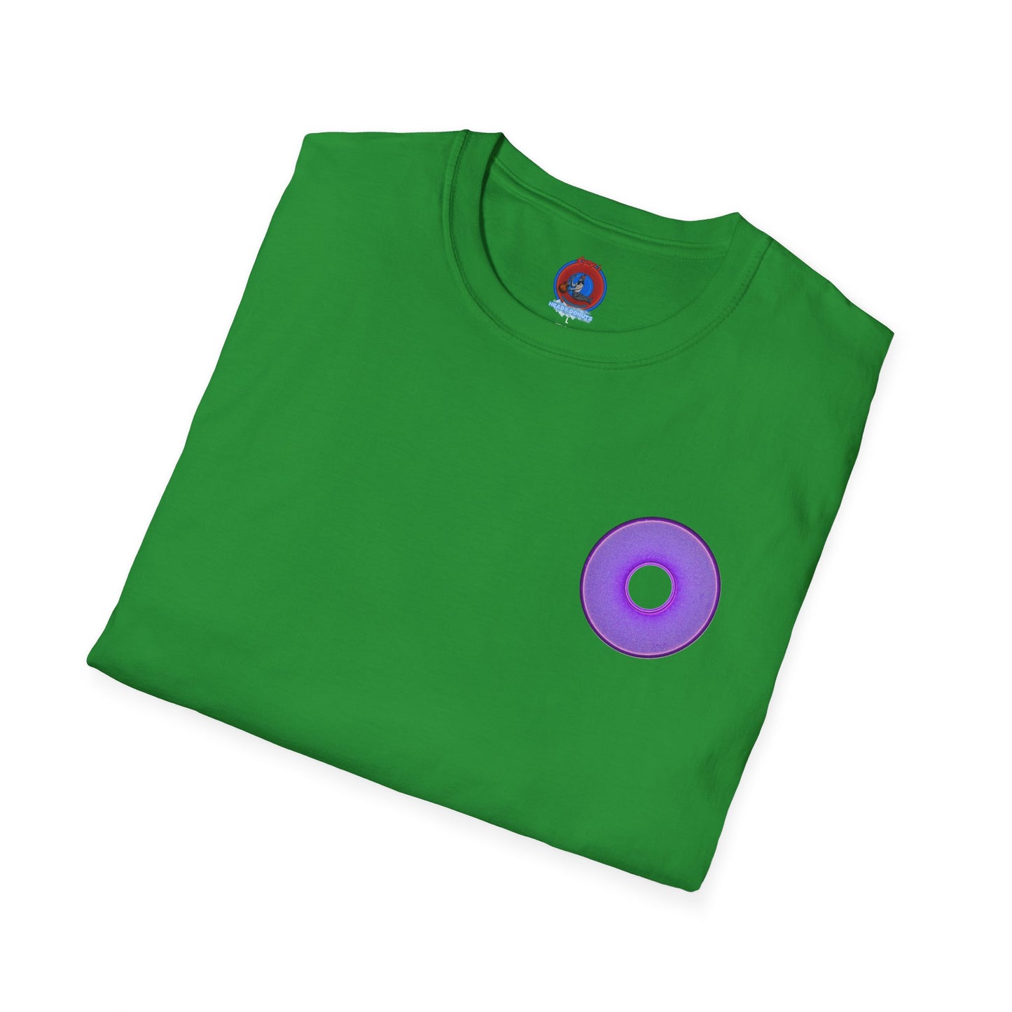 Classic Donut Tee - Unisex Soft-Style - "The Joker's Personal Tees - Troubadour Edition" - series 1.0 - variant 1 - purple donut