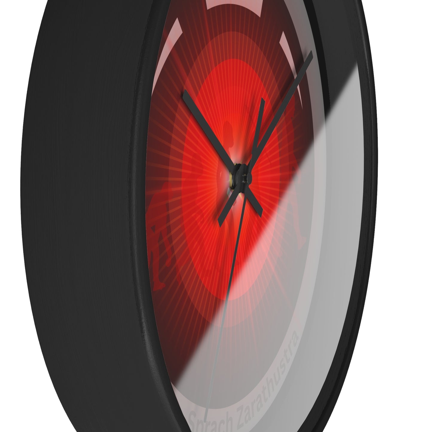 Lumpy Wall Clock - "2025: a Donut Odyssey" - variant 2 - Hal donut w/black background