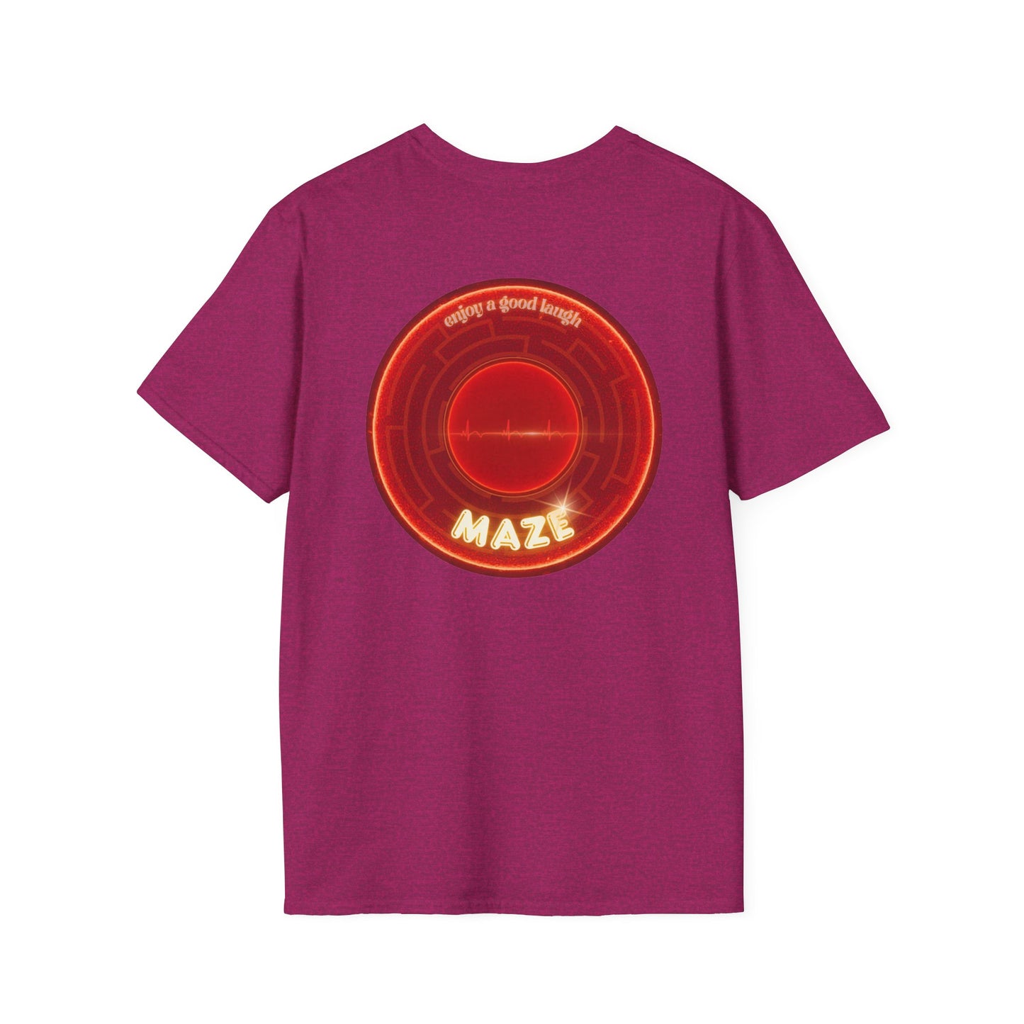 Classic Donut Tee - Unisex Soft-Style - "The Amazing Donut" - series 1.0 - variant 2 - red donut