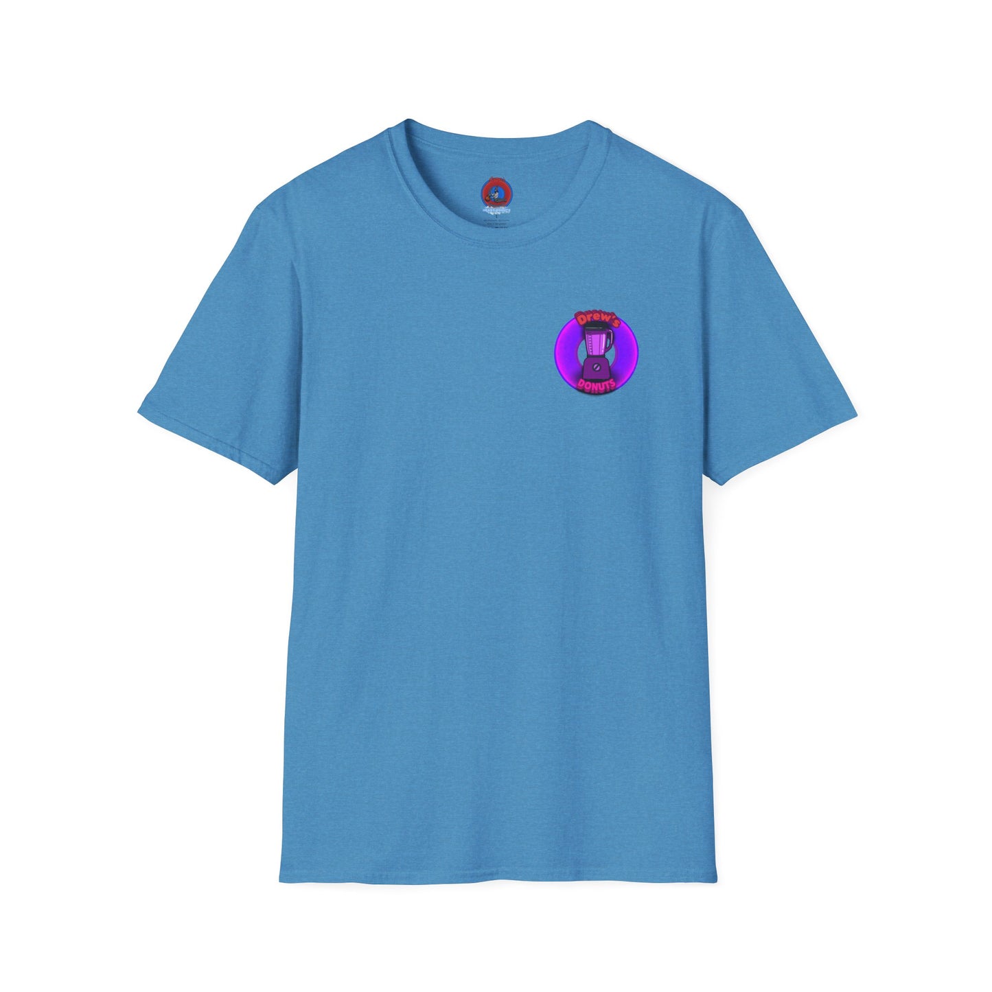 Classic Donut Tee - Unisex Soft-Style - "Drew's Donuts" - series 1.0 - purple donut
