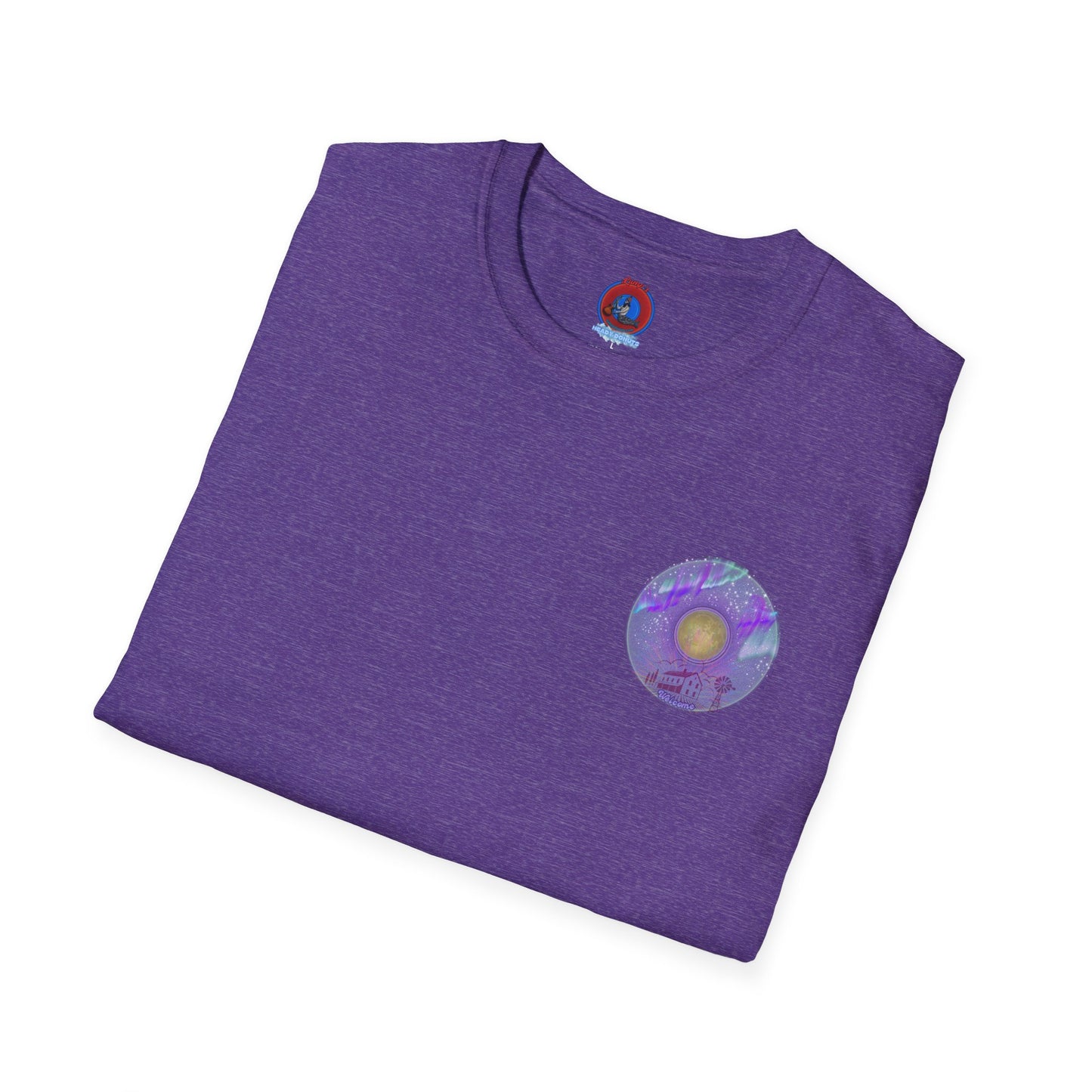 Classic Donut Tee - Unisex Soft-Style - "Welcome, this is your Donut" - series 1.0  - purple donut