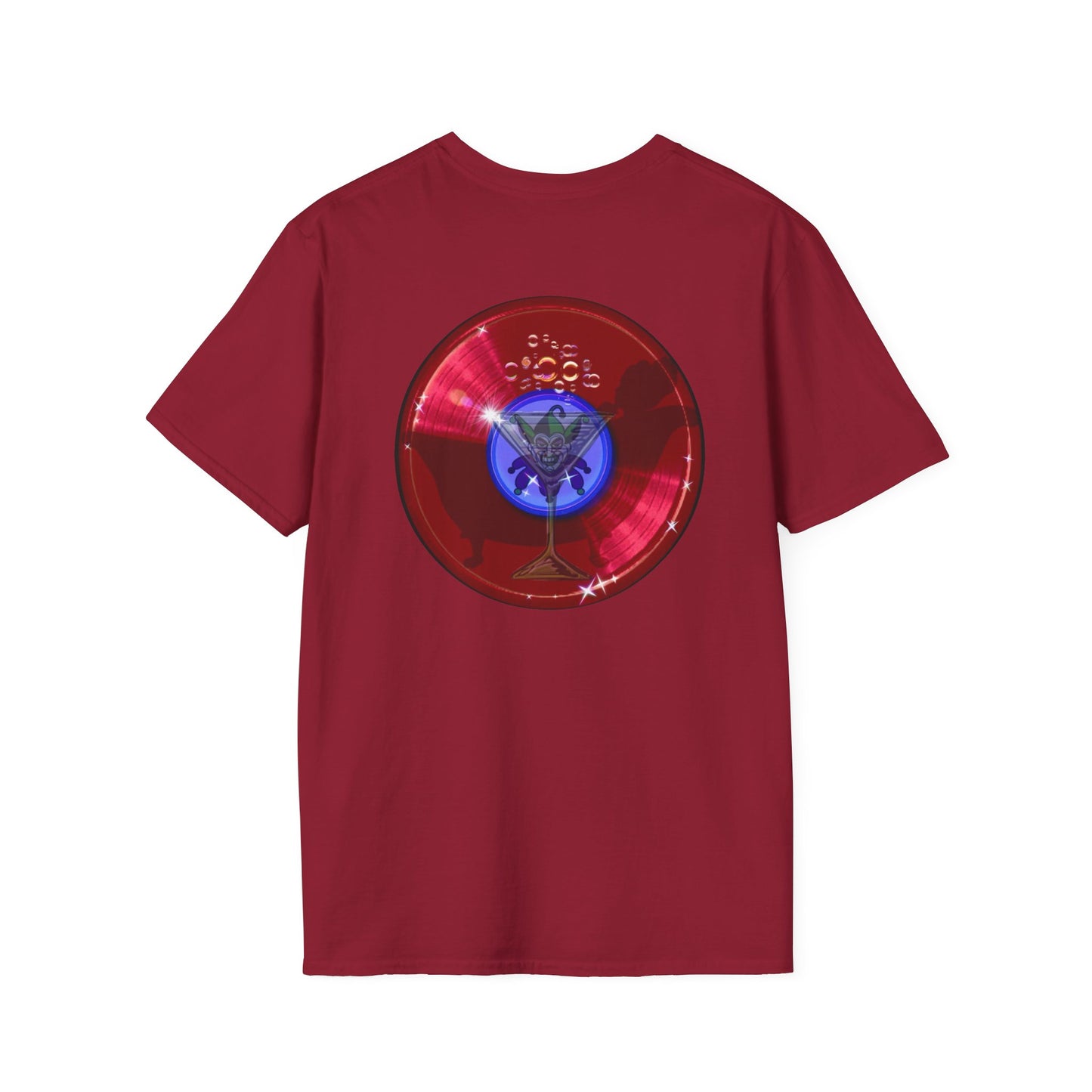 Classic Donut Tee - Unisex Soft-Style - "The Joker's Personal Tees - Joker's Exclusive Donut" - series 1.0 - variant 3 - red donut