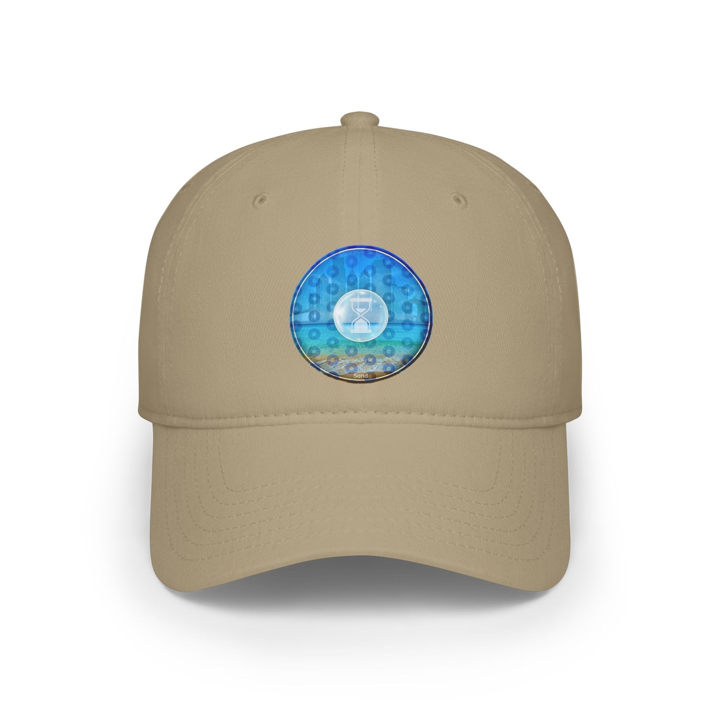 Lumpy Donut Baseball Cap - "Philly Special - Still Loading Sand" - paradoxical blue/teal pic donut w/ - variant 2