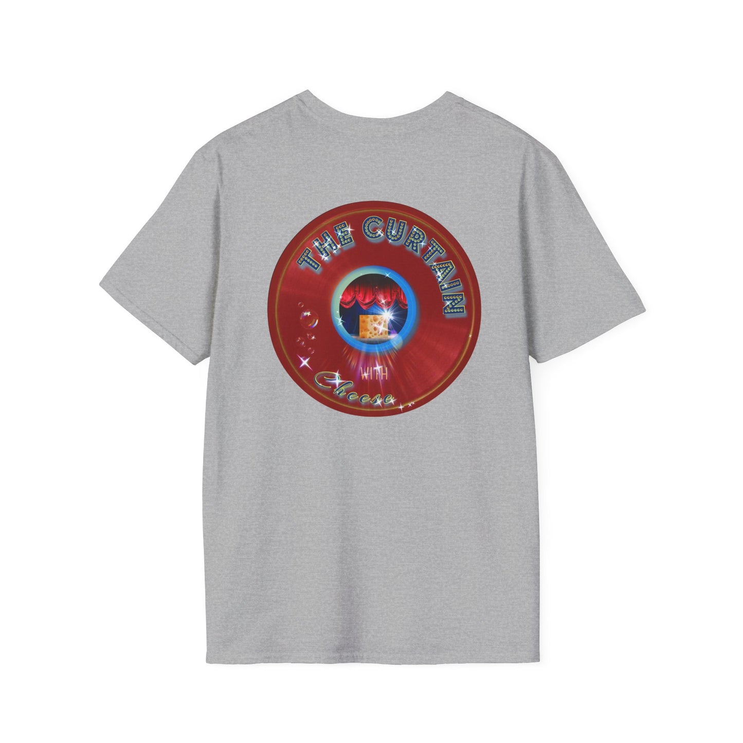 Classic Donut Tee - Unisex Soft-Style - "The Donut With" - series 1.0  - variant 2 - red donut