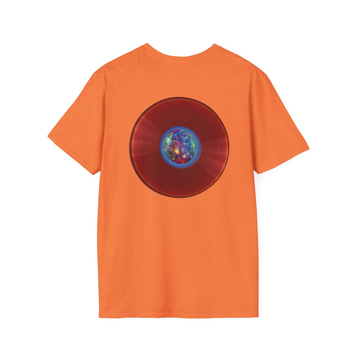 Classic Donut Tee - Unisex Soft-Style - "Donuts of the Gods" - series 1.0 - variant 1 - red donut